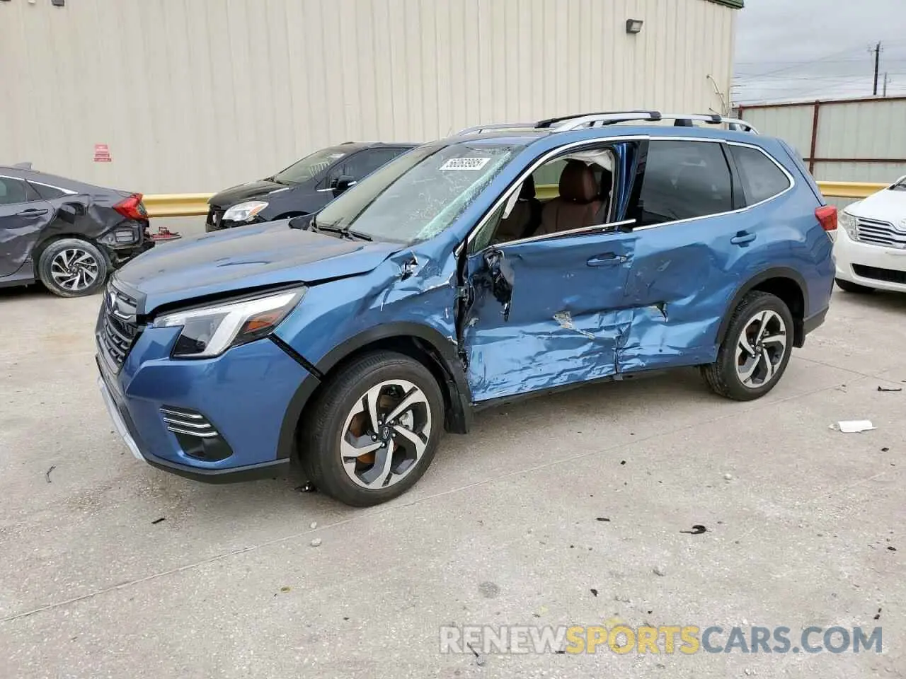 1 fotografías del automóvil dañado JF2SKARC8PH454113 SUBARU FORESTER 2023