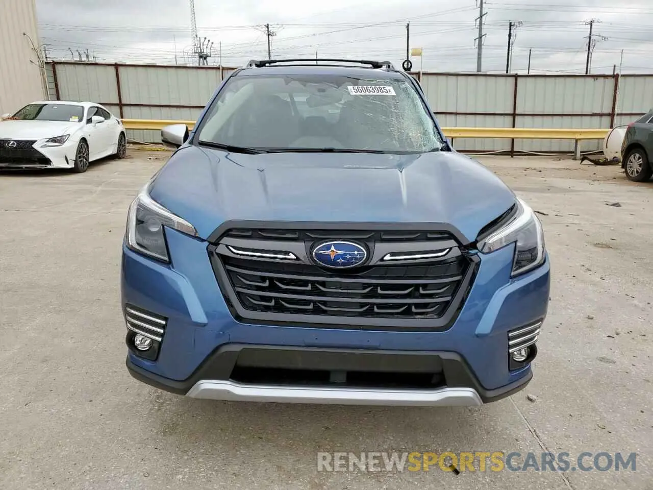 5 fotografías del automóvil dañado JF2SKARC8PH454113 SUBARU FORESTER 2023