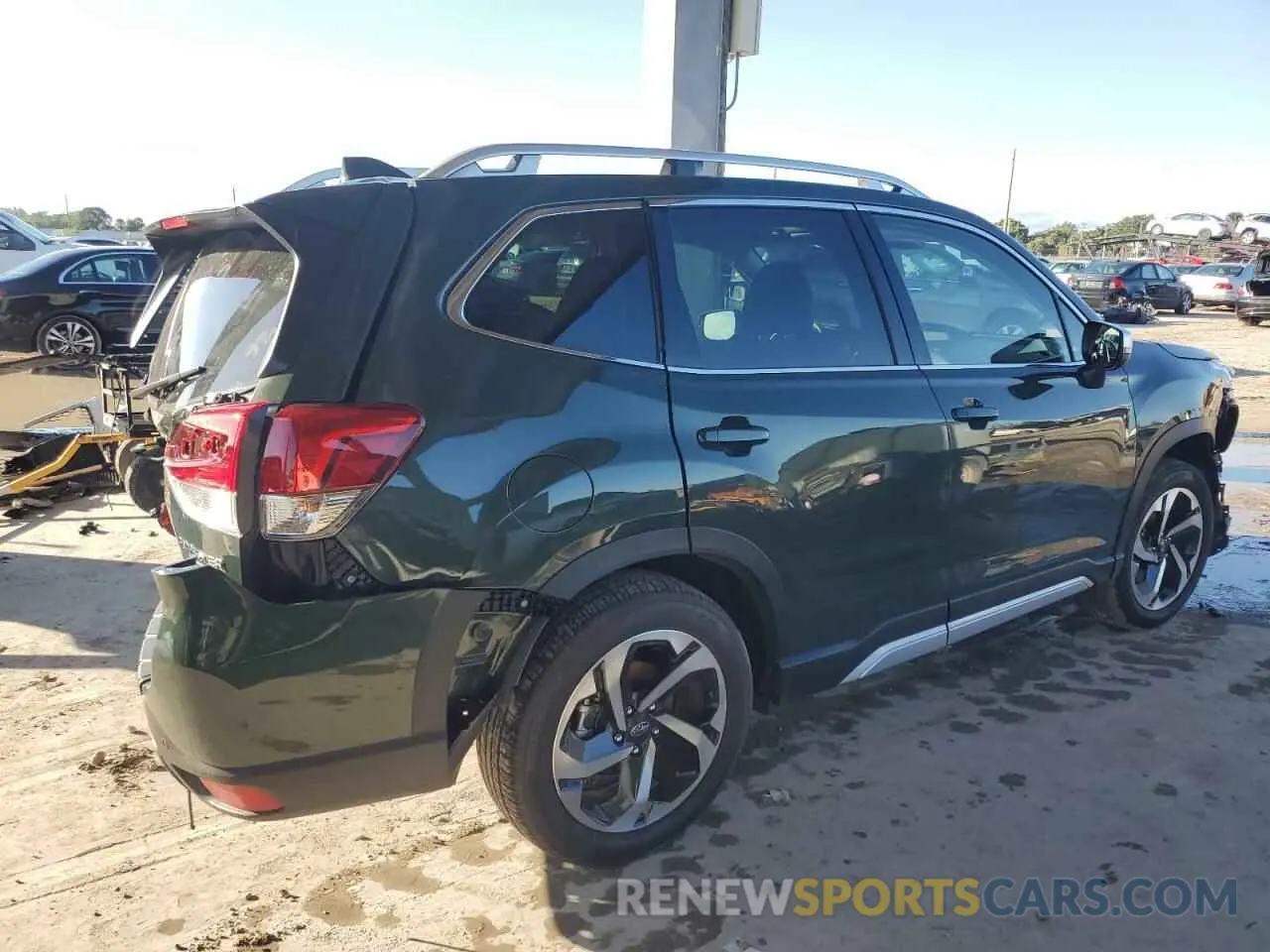 3 fotografías del automóvil dañado JF2SKARC9PH528817 SUBARU FORESTER 2023