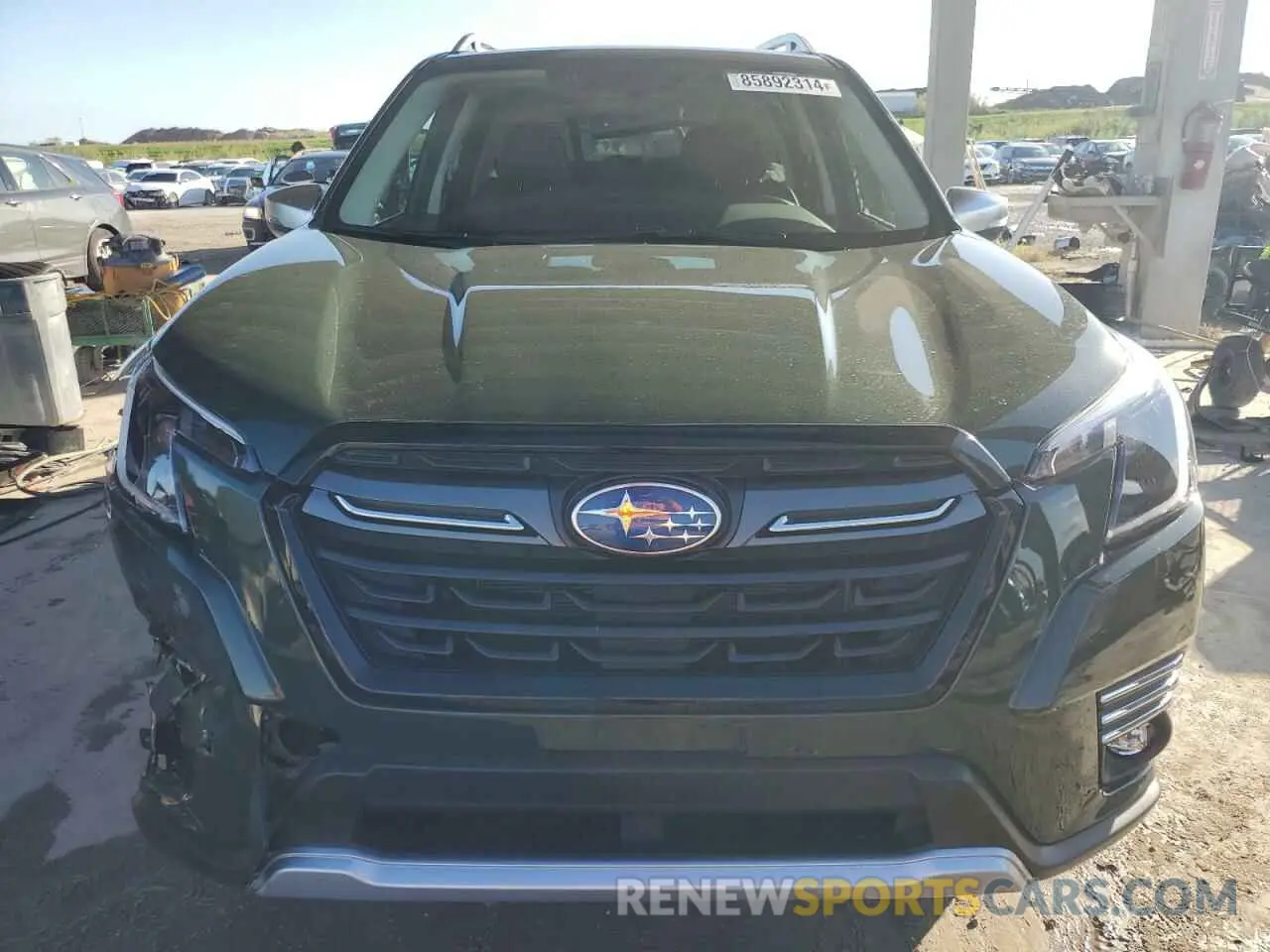 5 fotografías del automóvil dañado JF2SKARC9PH528817 SUBARU FORESTER 2023