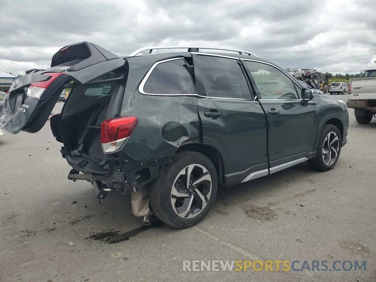 3 fotografías del automóvil dañado JF2SKARCXPH421629 SUBARU FORESTER 2023