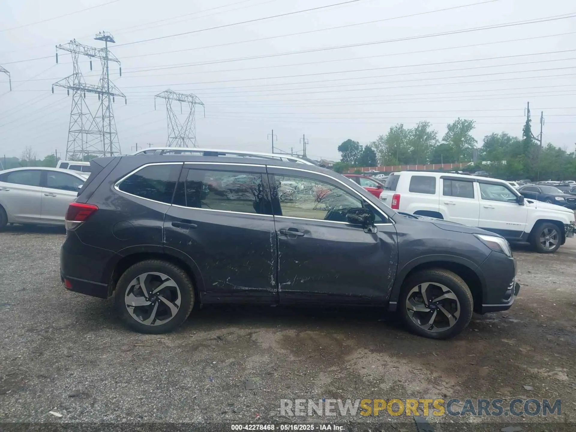 14 fotografías del automóvil dañado JF2SKARCXPH471656 SUBARU FORESTER 2023