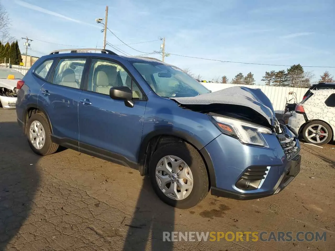 4 fotografías del automóvil dañado JF2SKABC0RH499799 SUBARU FORESTER 2024
