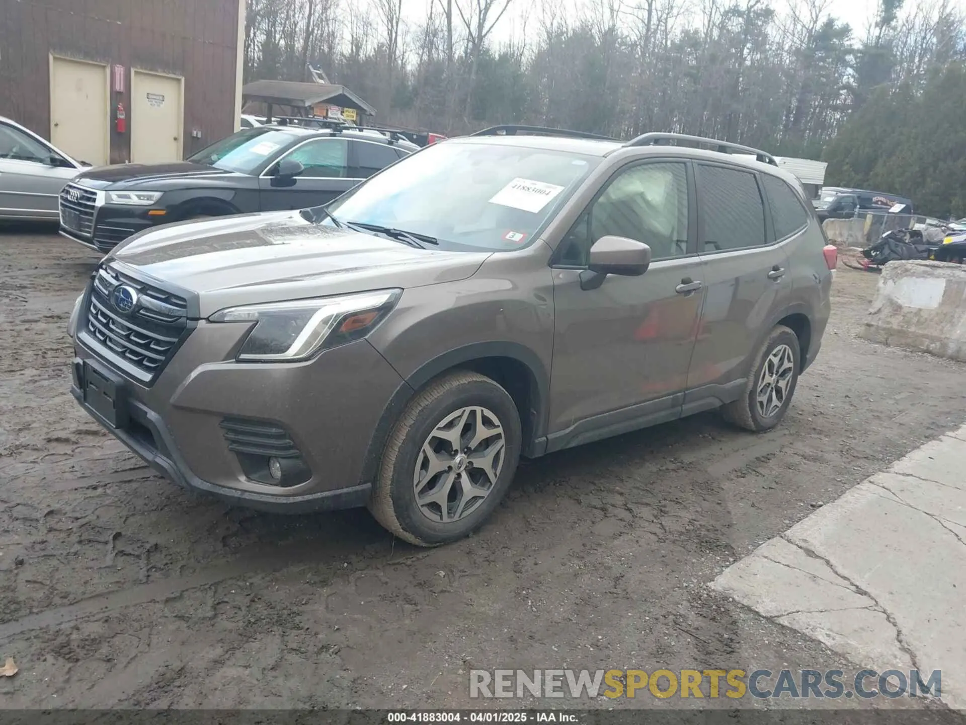 2 fotografías del automóvil dañado JF2SKACC1RH480290 SUBARU FORESTER 2024