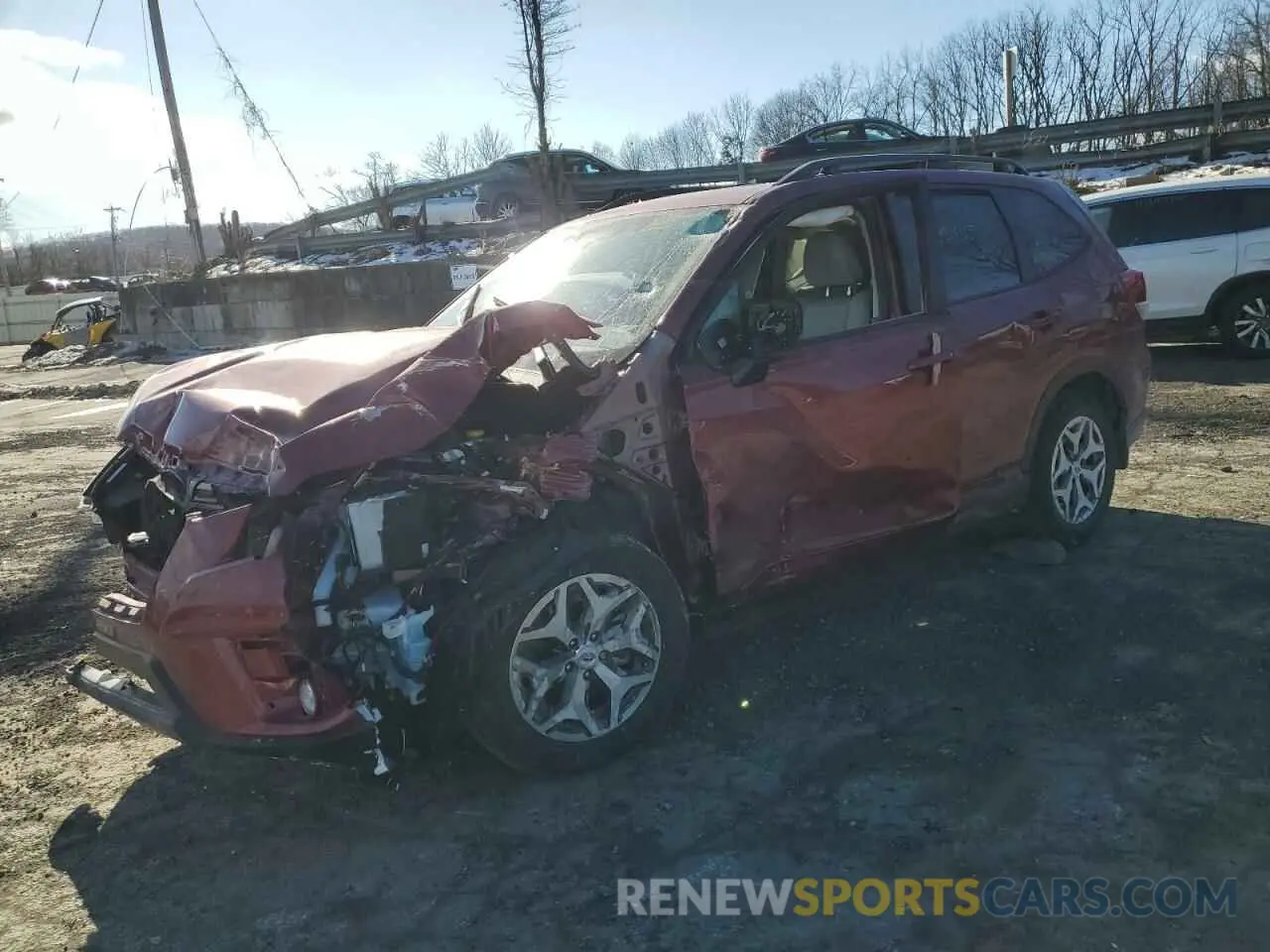 1 fotografías del automóvil dañado JF2SKACC8RH507498 SUBARU FORESTER 2024