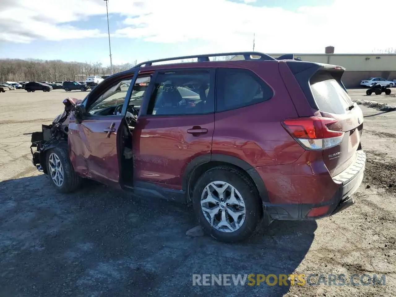 2 fotografías del automóvil dañado JF2SKACC8RH507498 SUBARU FORESTER 2024