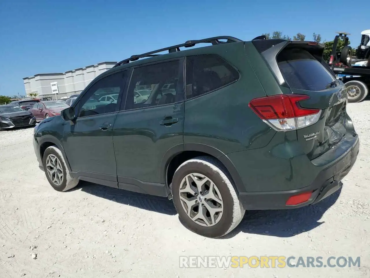 2 fotografías del automóvil dañado JF2SKADC1RH514310 SUBARU FORESTER 2024