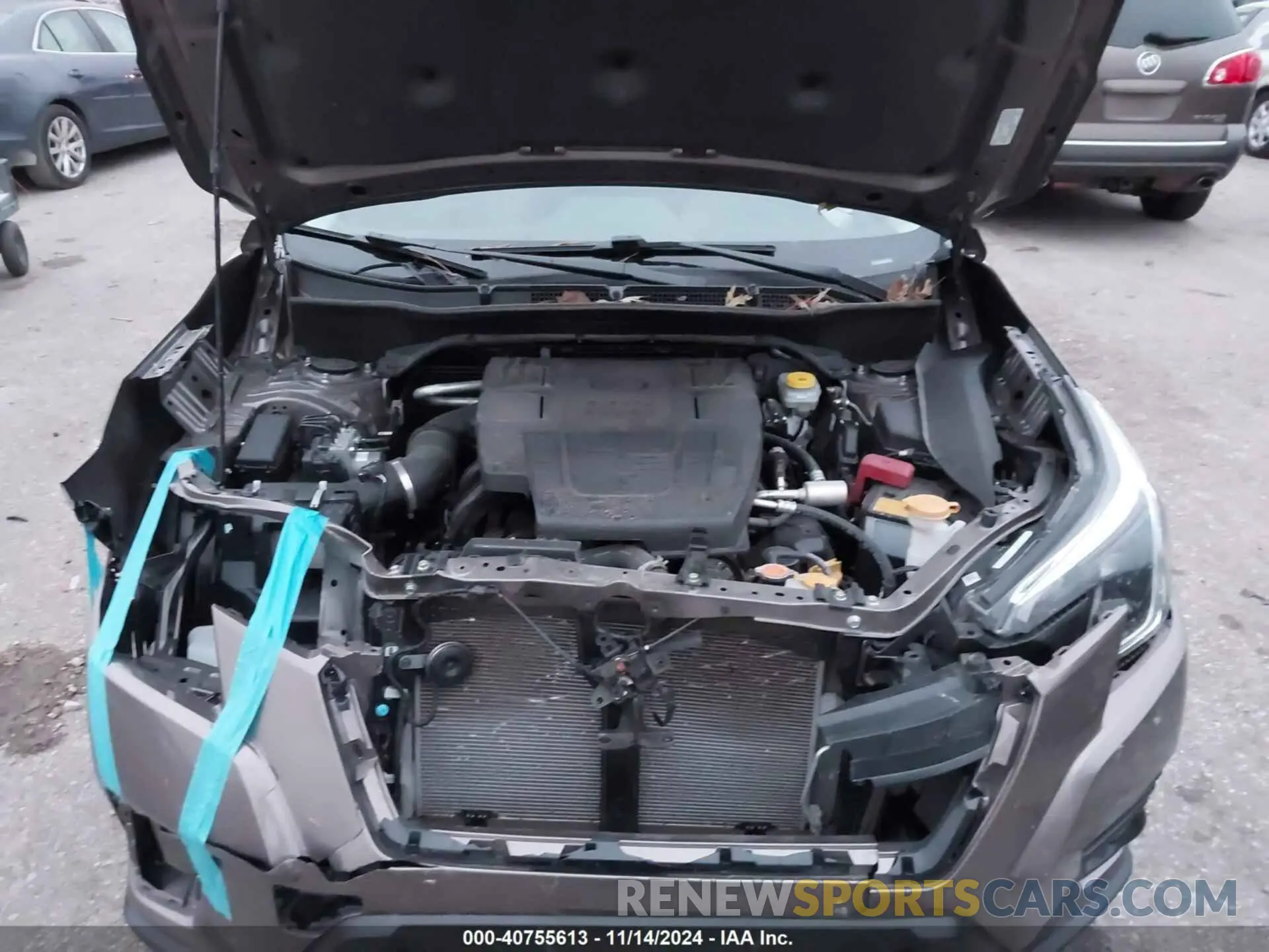 10 fotografías del automóvil dañado JF2SKADC2RH426530 SUBARU FORESTER 2024