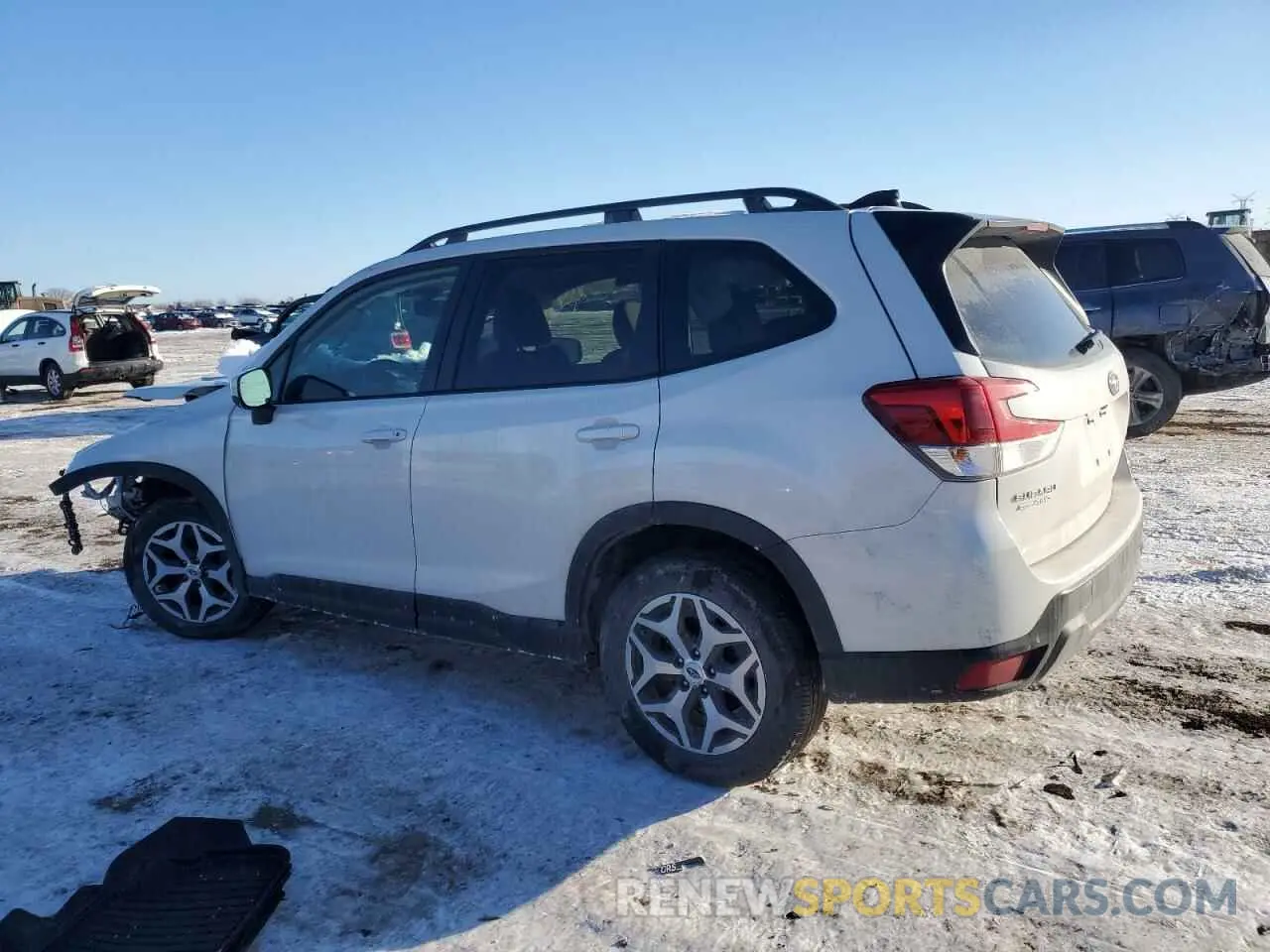 2 fotografías del automóvil dañado JF2SKADC2RH449533 SUBARU FORESTER 2024