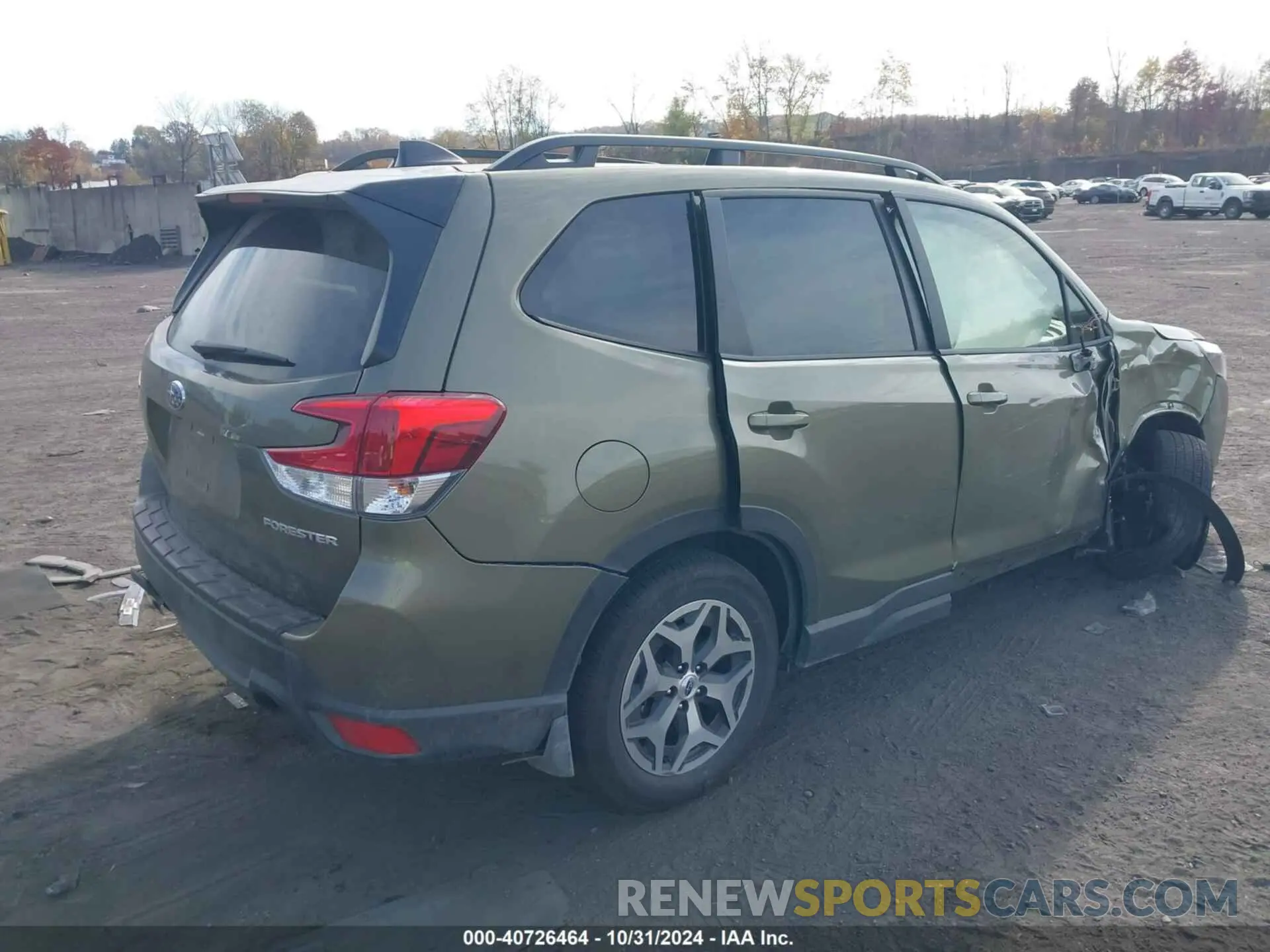 4 fotografías del automóvil dañado JF2SKADC4RH501101 SUBARU FORESTER 2024