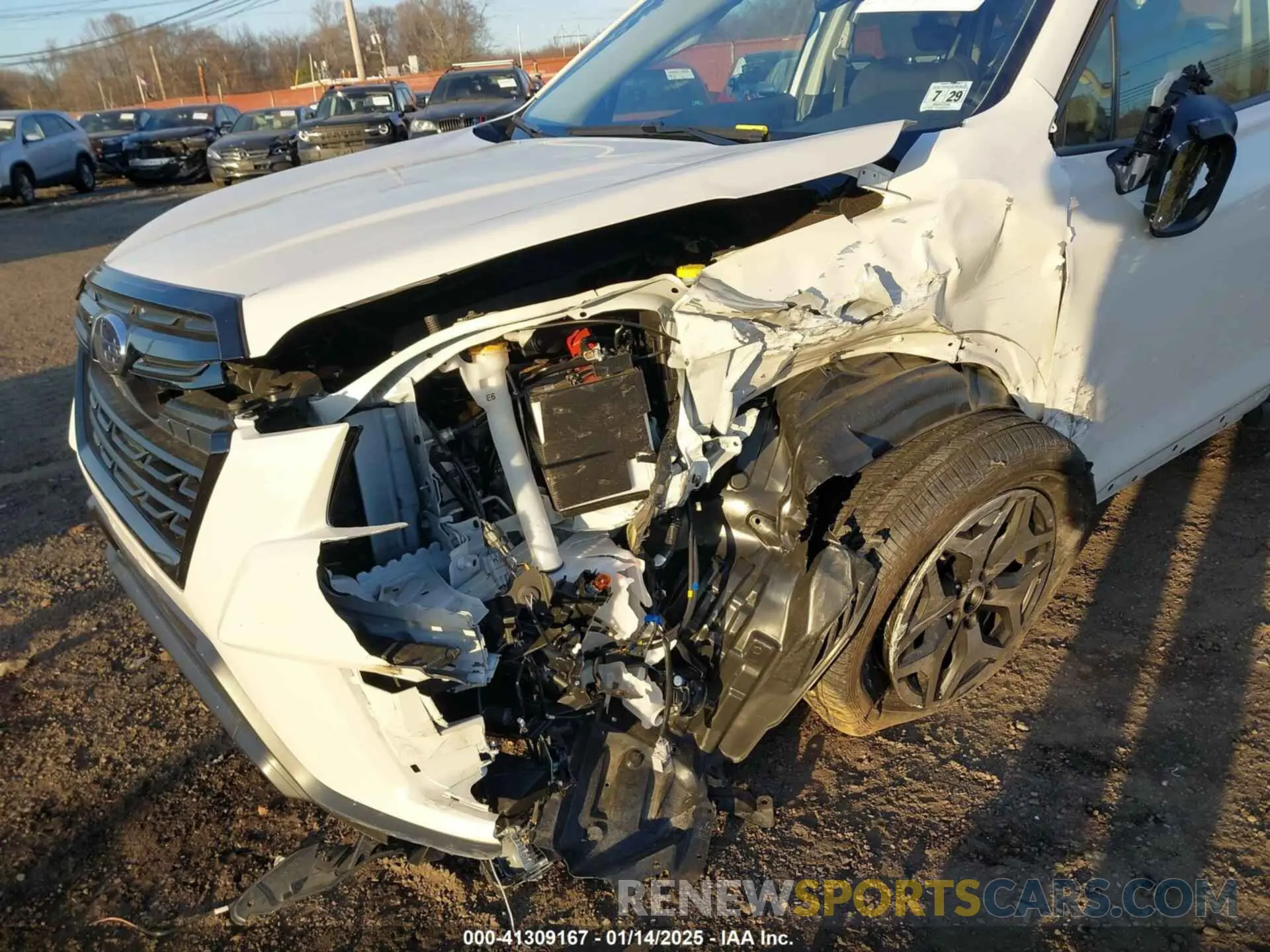 6 fotografías del automóvil dañado JF2SKADC5RH437618 SUBARU FORESTER 2024