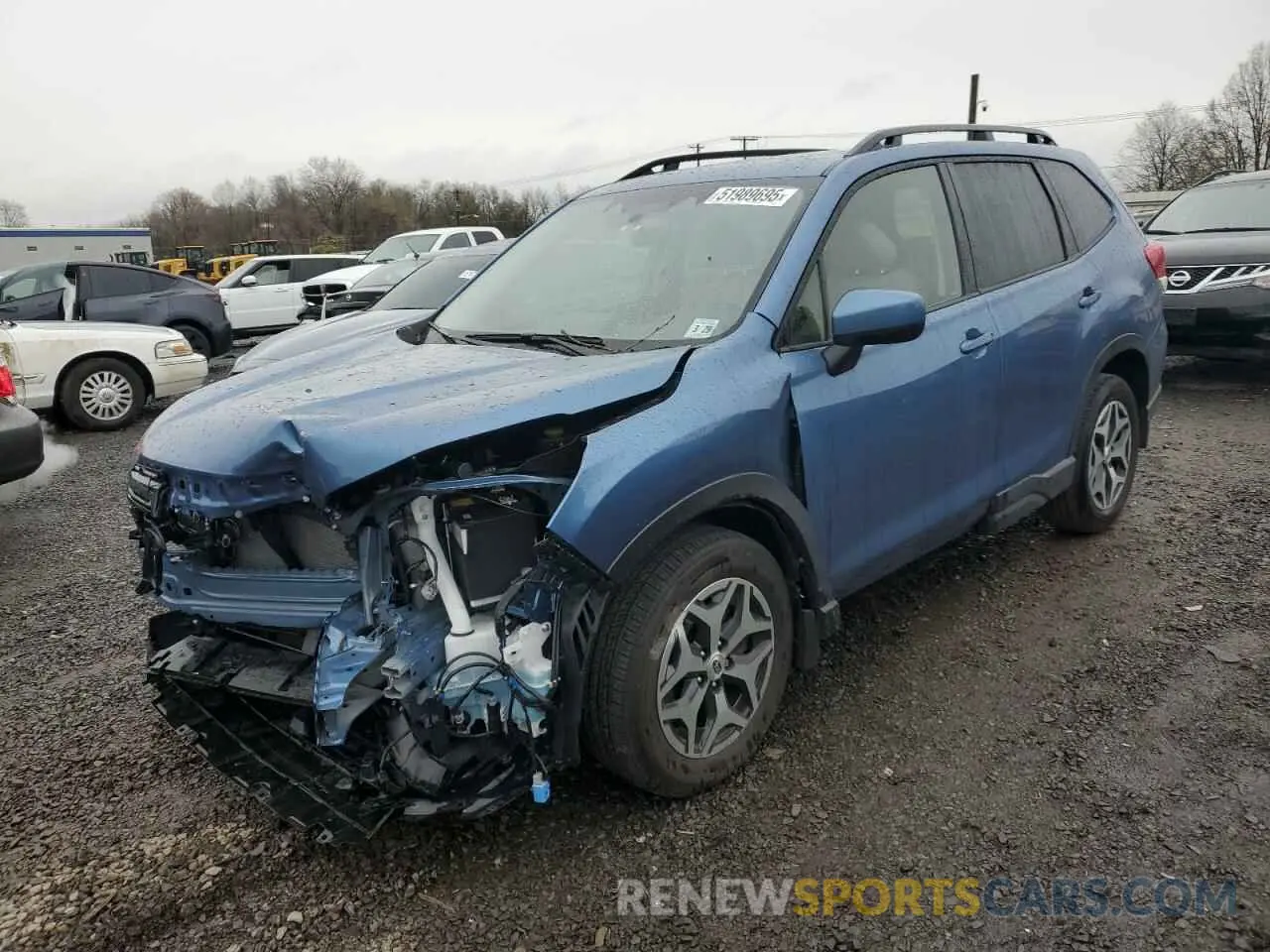 1 fotografías del automóvil dañado JF2SKADC5RH449123 SUBARU FORESTER 2024