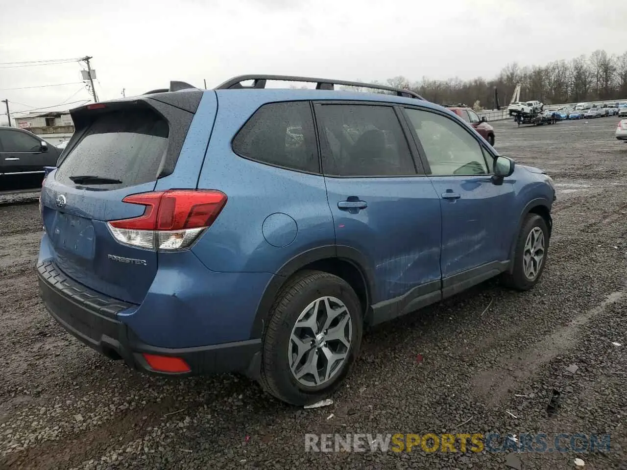3 fotografías del automóvil dañado JF2SKADC5RH449123 SUBARU FORESTER 2024
