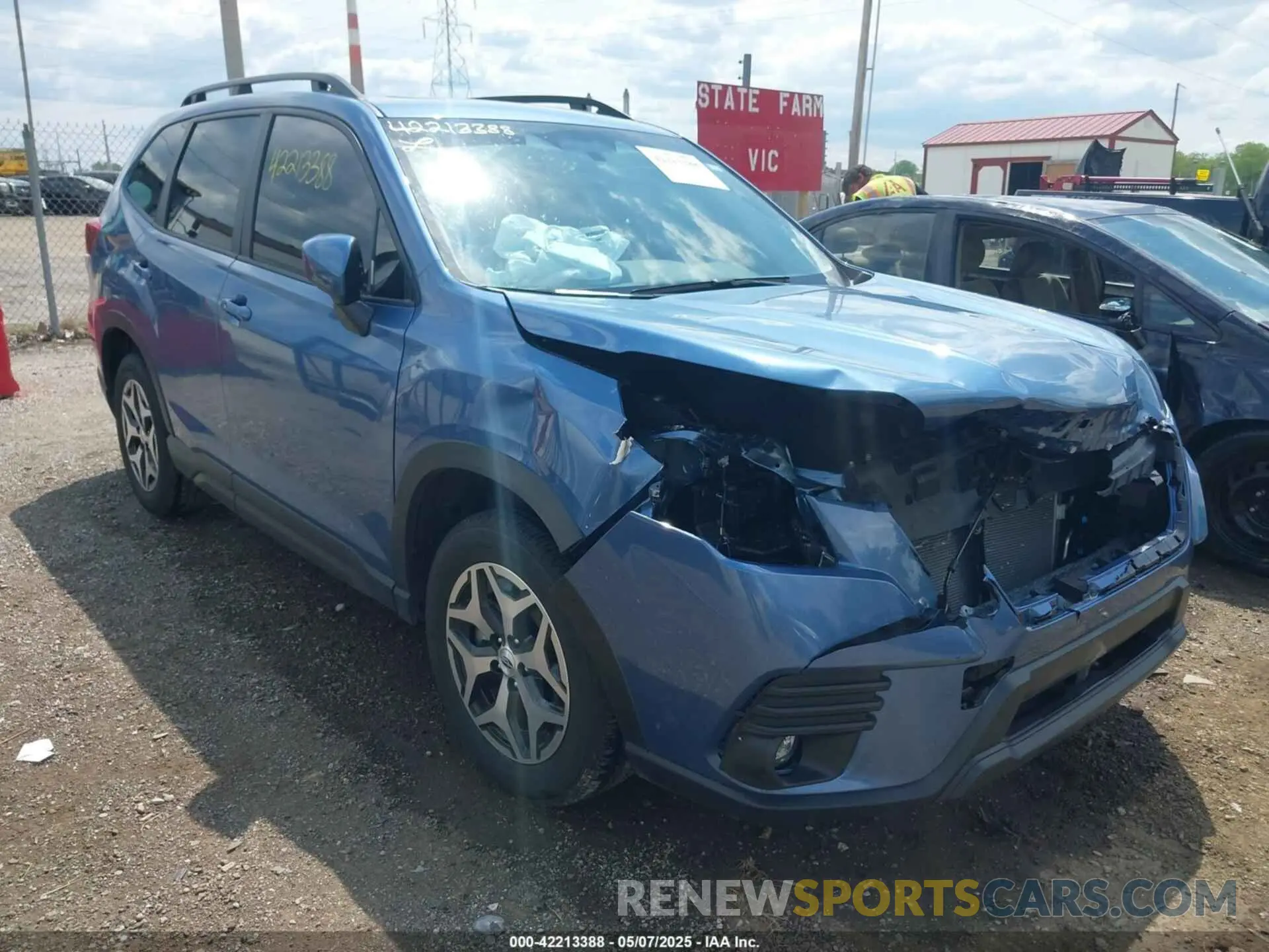 6 fotografías del automóvil dañado JF2SKADC6RH452516 SUBARU FORESTER 2024