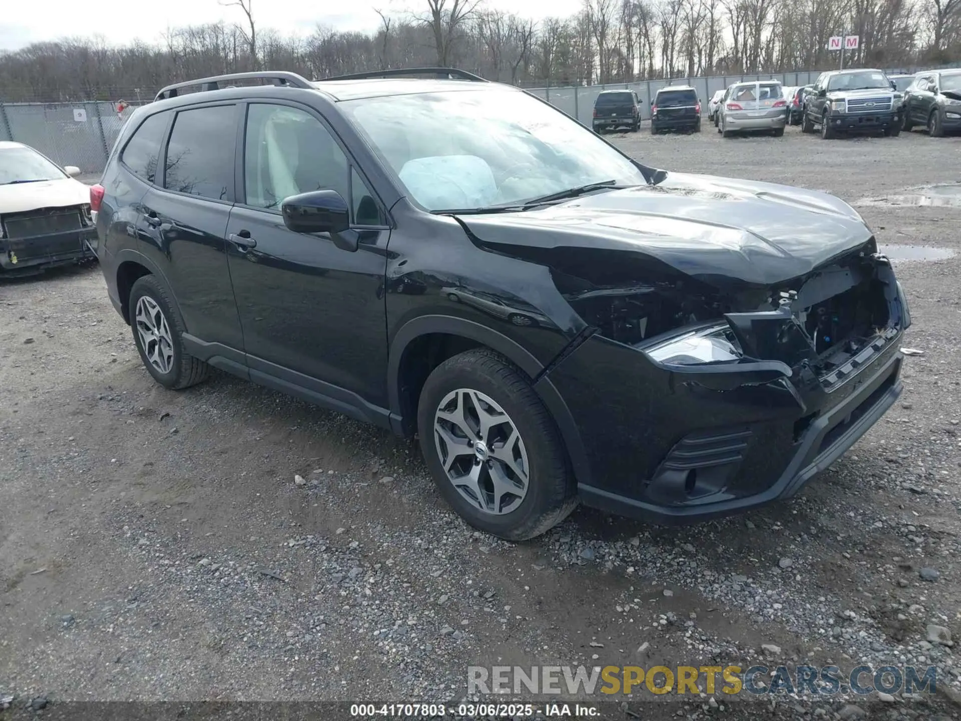 1 fotografías del automóvil dañado JF2SKADC8RH492337 SUBARU FORESTER 2024