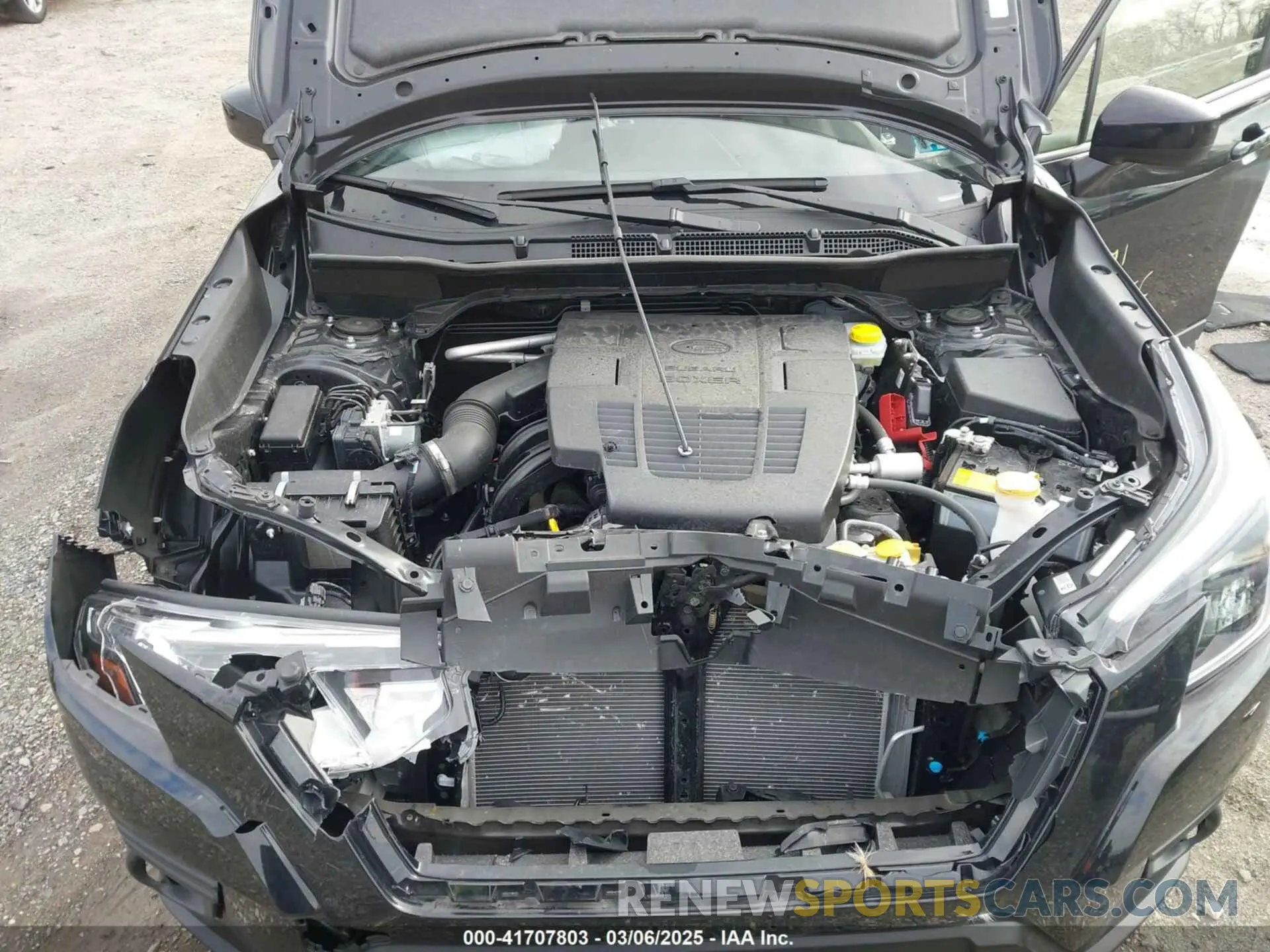 10 fotografías del automóvil dañado JF2SKADC8RH492337 SUBARU FORESTER 2024