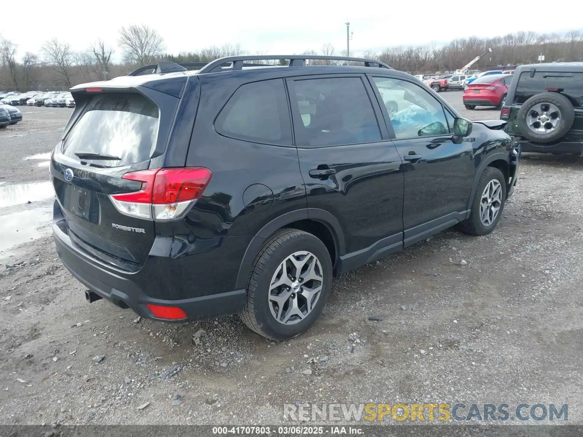 4 fotografías del automóvil dañado JF2SKADC8RH492337 SUBARU FORESTER 2024