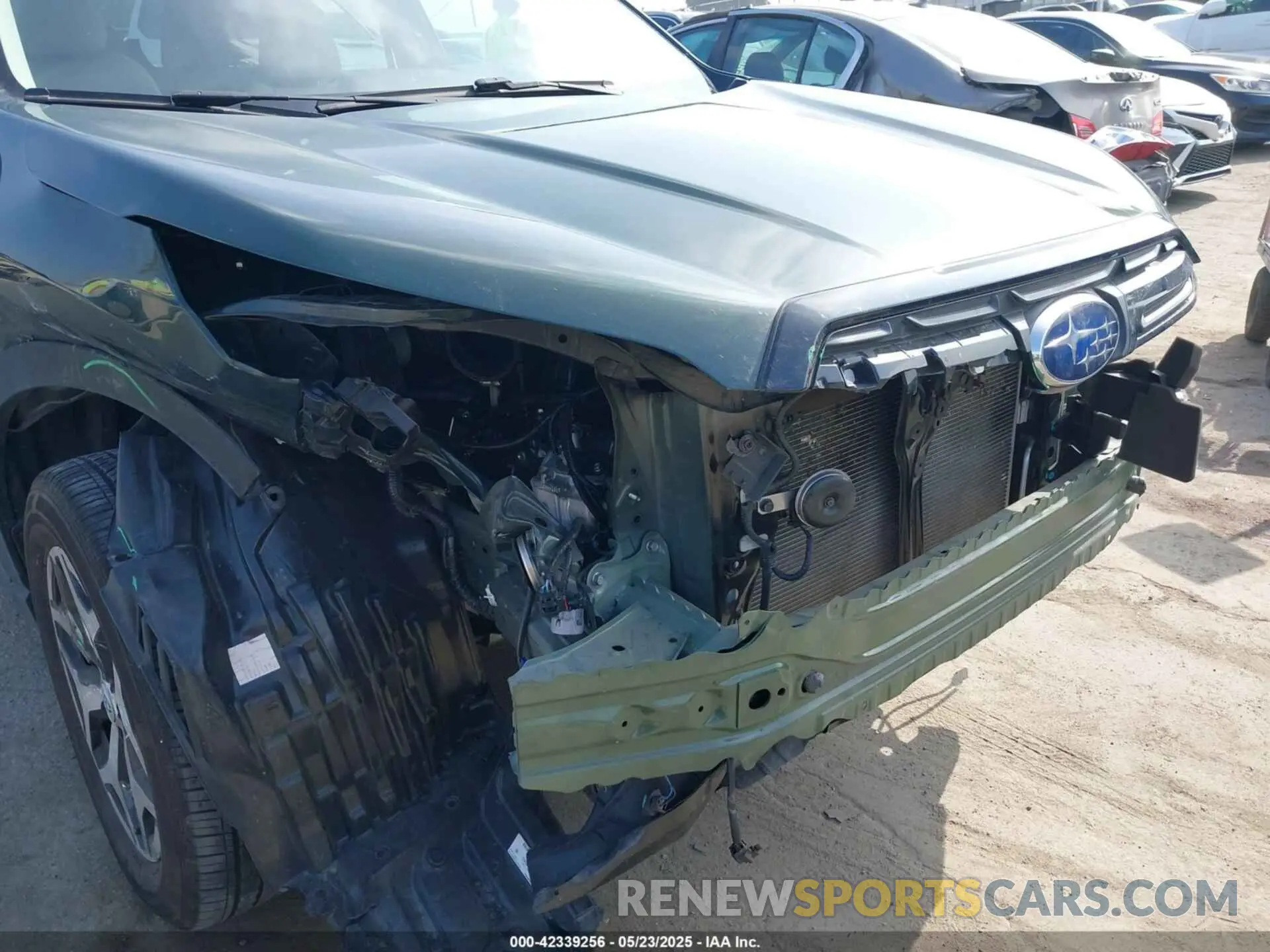 6 fotografías del automóvil dañado JF2SKADC9RH411801 SUBARU FORESTER 2024
