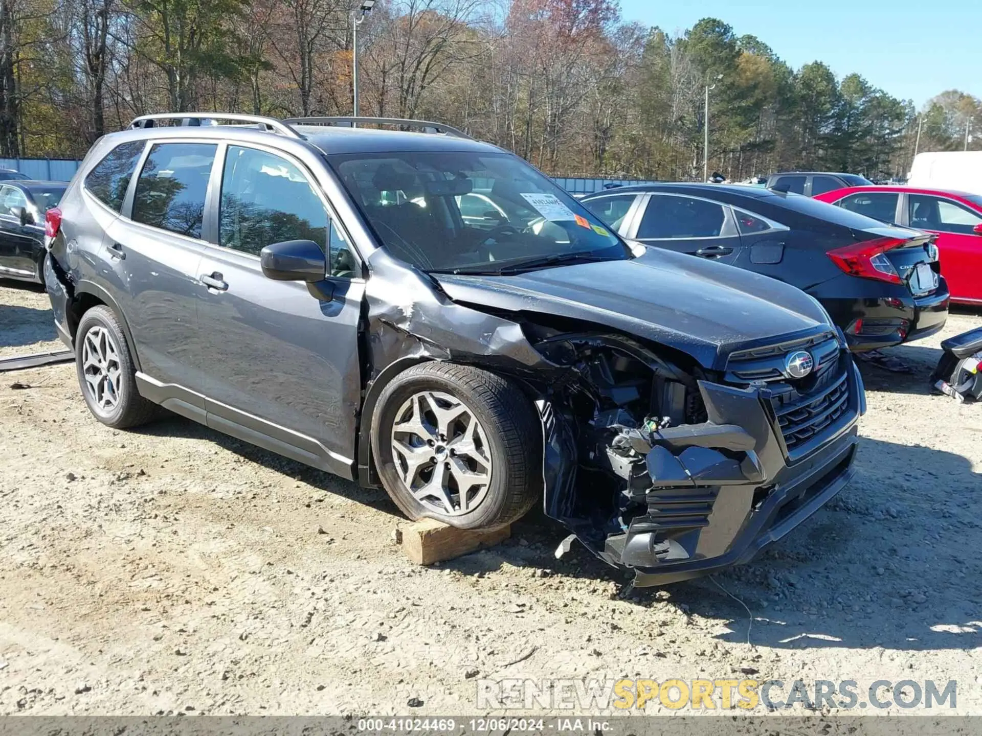 1 fotografías del automóvil dañado JF2SKADCXRH444533 SUBARU FORESTER 2024