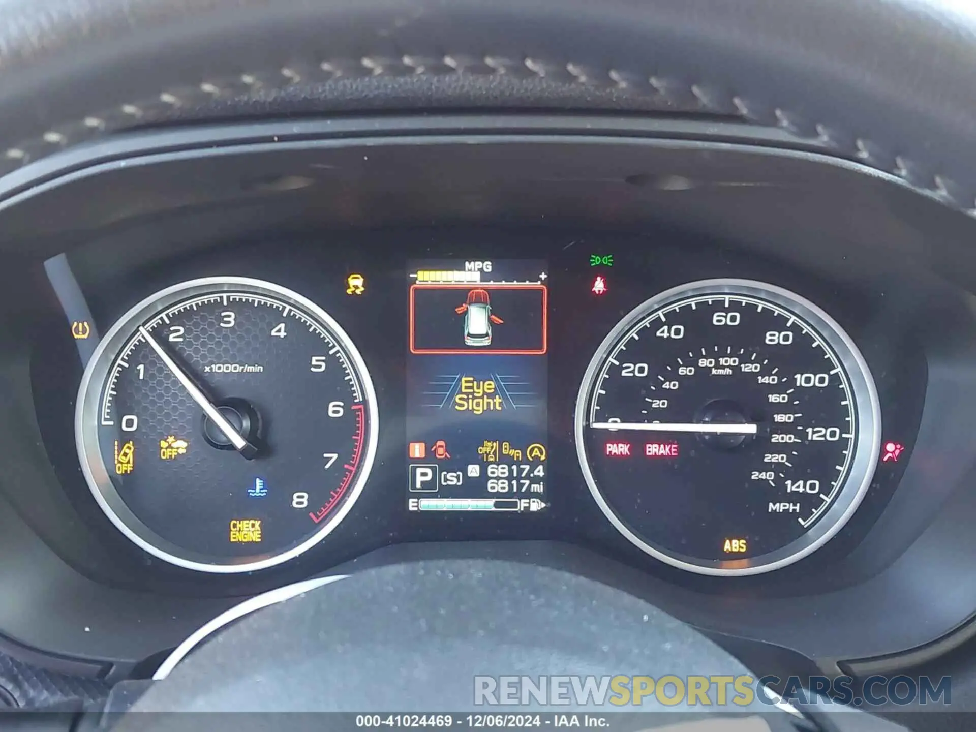 7 fotografías del automóvil dañado JF2SKADCXRH444533 SUBARU FORESTER 2024