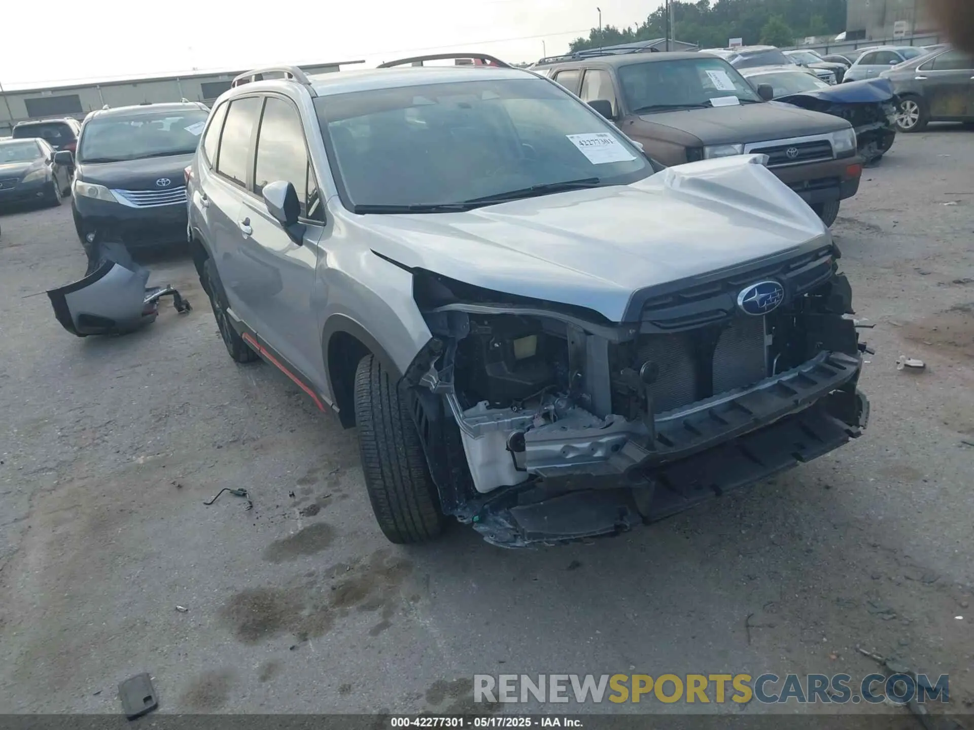 1 fotografías del automóvil dañado JF2SKAGC1RH404126 SUBARU FORESTER 2024