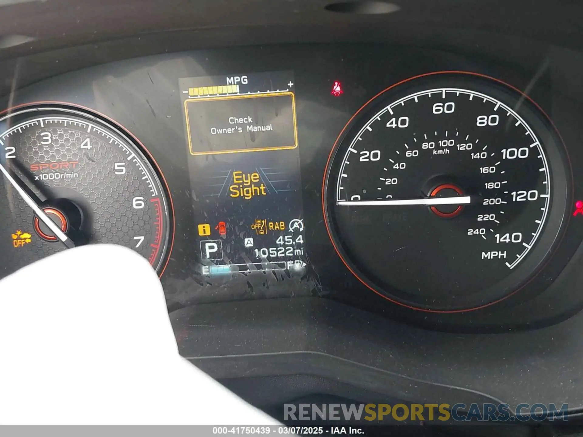 7 fotografías del automóvil dañado JF2SKAGC2RH493091 SUBARU FORESTER 2024
