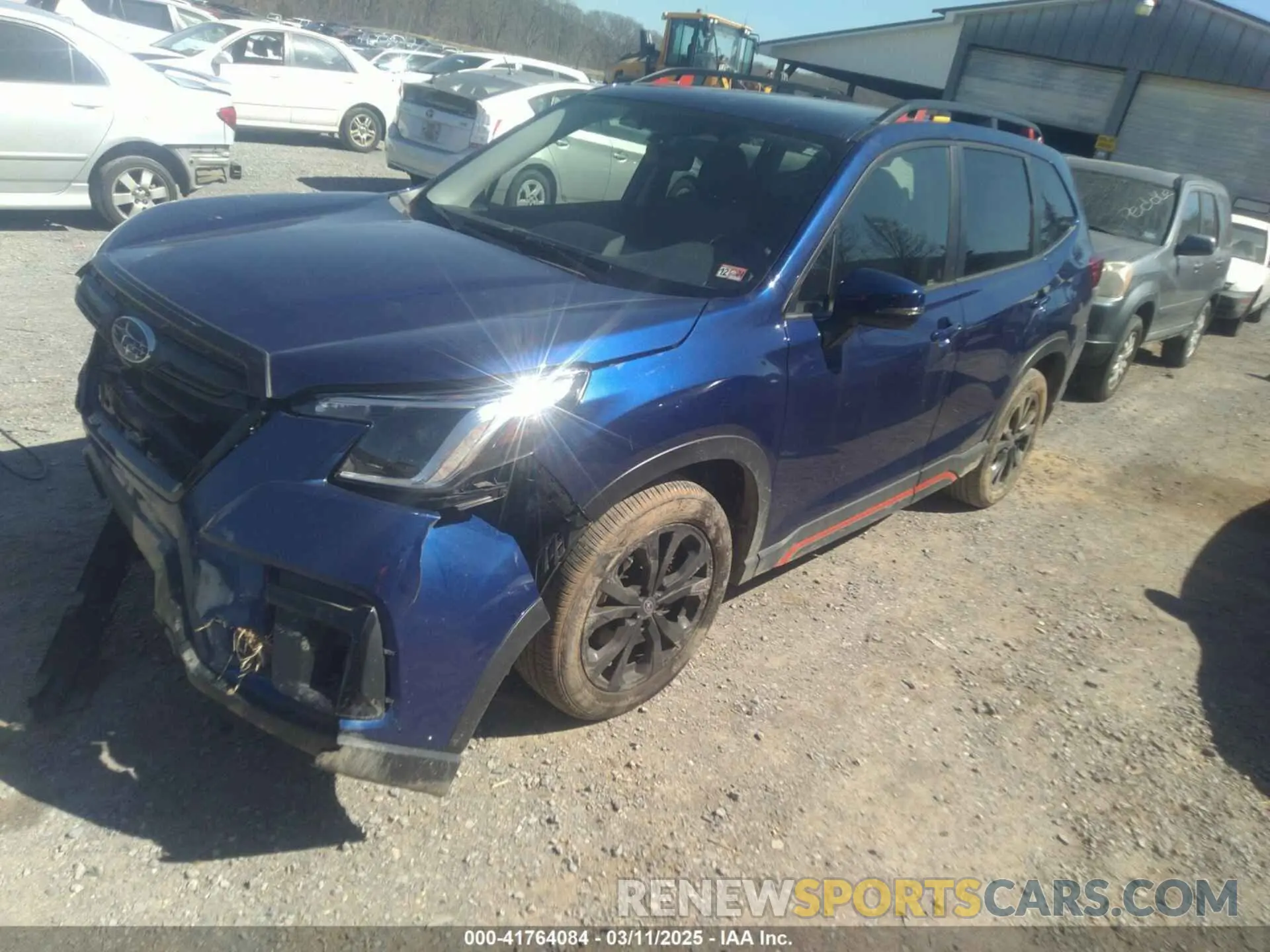 2 fotografías del automóvil dañado JF2SKAGC5RH412374 SUBARU FORESTER 2024