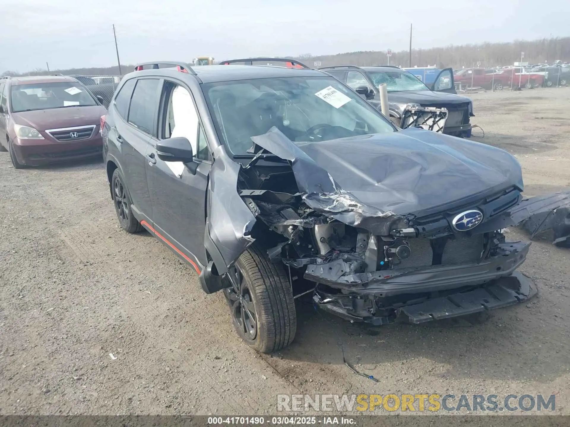 1 fotografías del automóvil dañado JF2SKAGC6RH401903 SUBARU FORESTER 2024