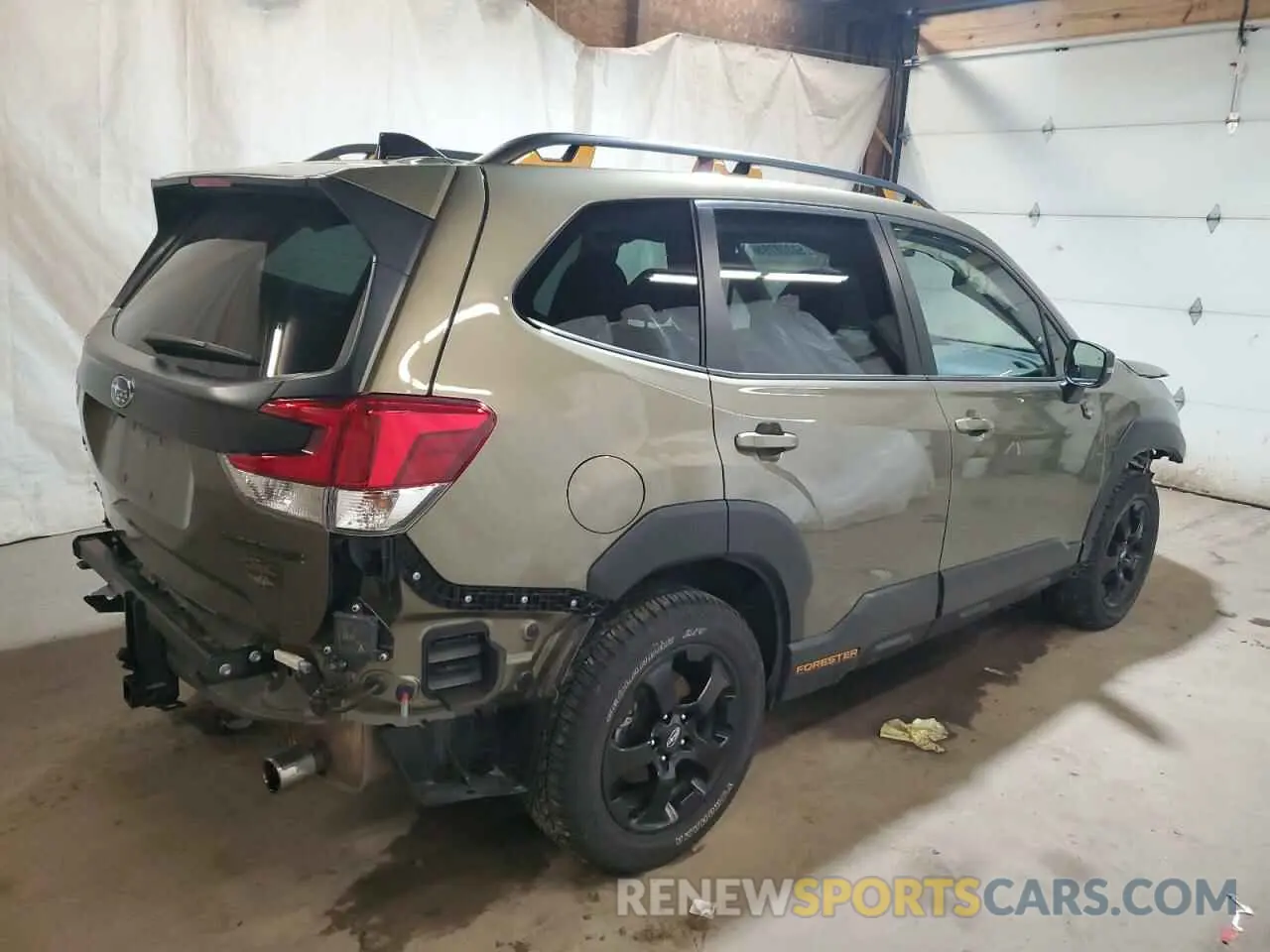 3 fotografías del automóvil dañado JF2SKAJC0RH455898 SUBARU FORESTER 2024