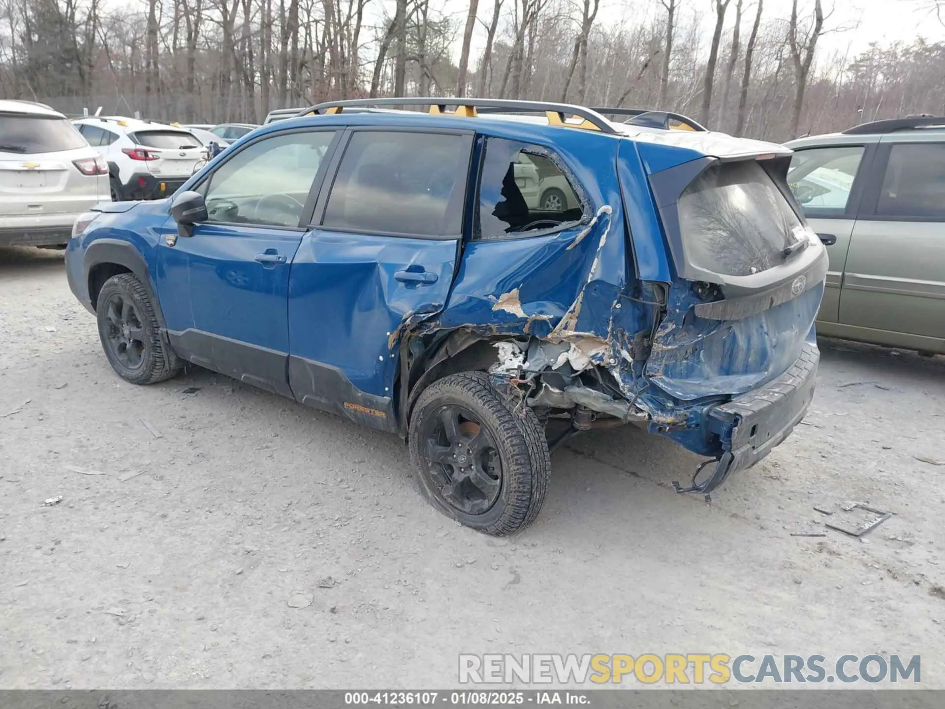 3 fotografías del automóvil dañado JF2SKAJC1RH439239 SUBARU FORESTER 2024