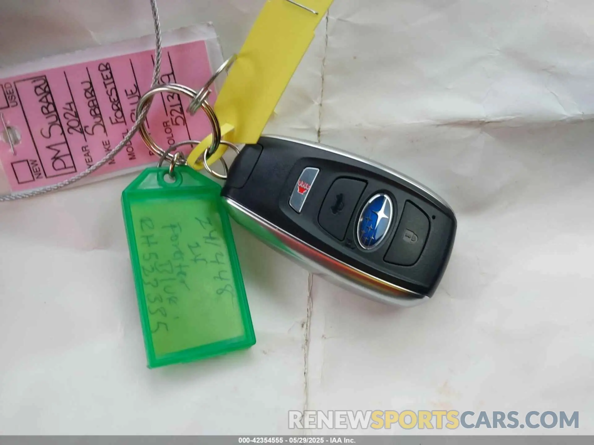11 fotografías del automóvil dañado JF2SKAJC1RH523335 SUBARU FORESTER 2024