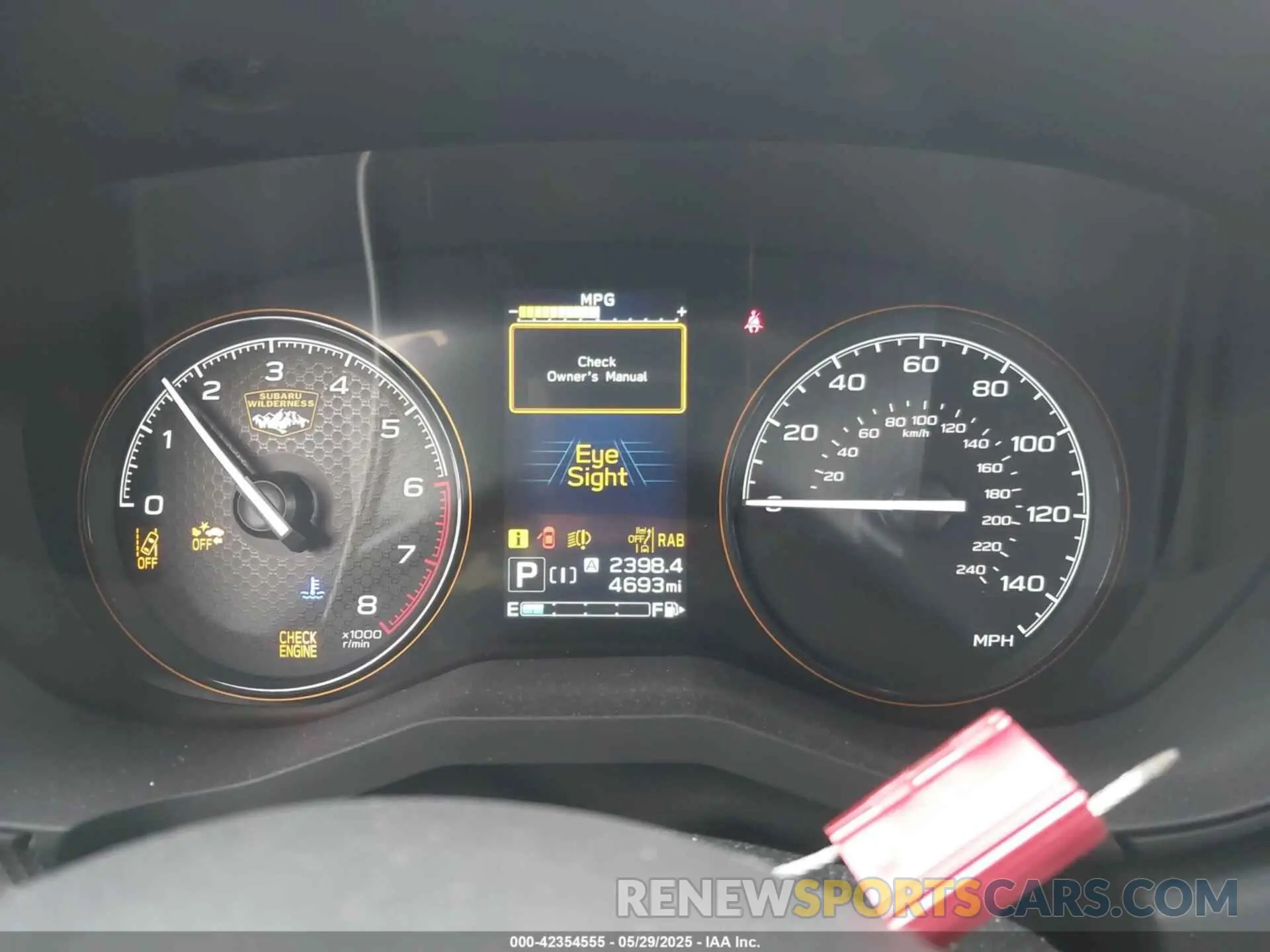 7 fotografías del automóvil dañado JF2SKAJC1RH523335 SUBARU FORESTER 2024