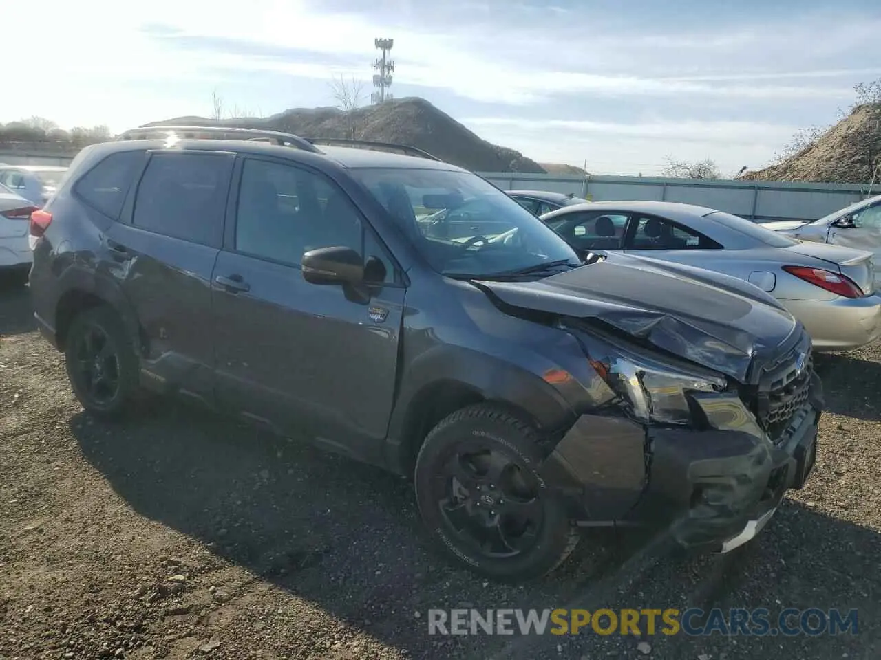 4 fotografías del automóvil dañado JF2SKAJC2RH523151 SUBARU FORESTER 2024