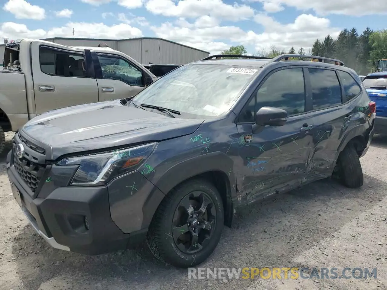 1 fotografías del automóvil dañado JF2SKAJC3RH441316 SUBARU FORESTER 2024
