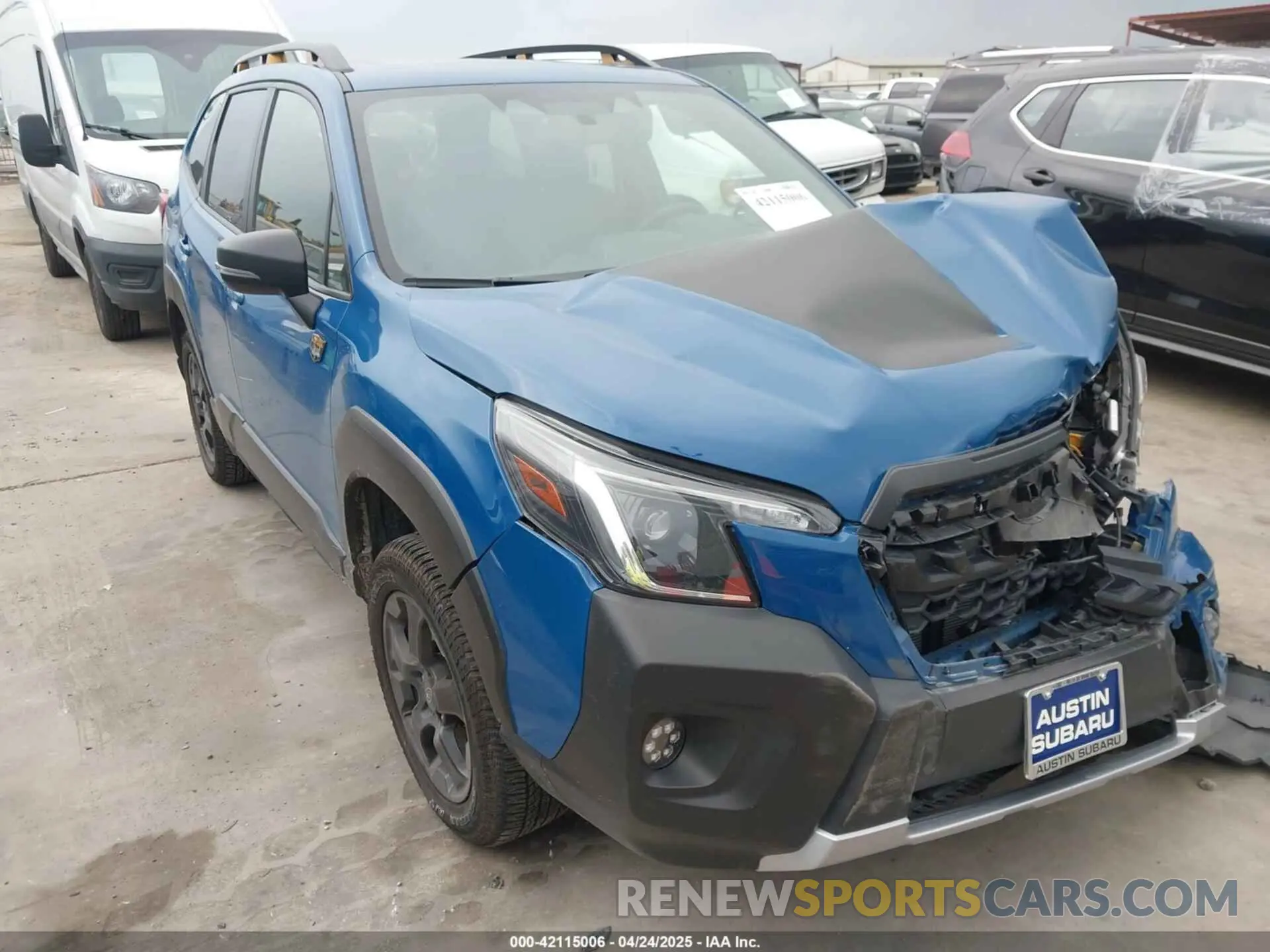 1 fotografías del automóvil dañado JF2SKAJC4RH516833 SUBARU FORESTER 2024