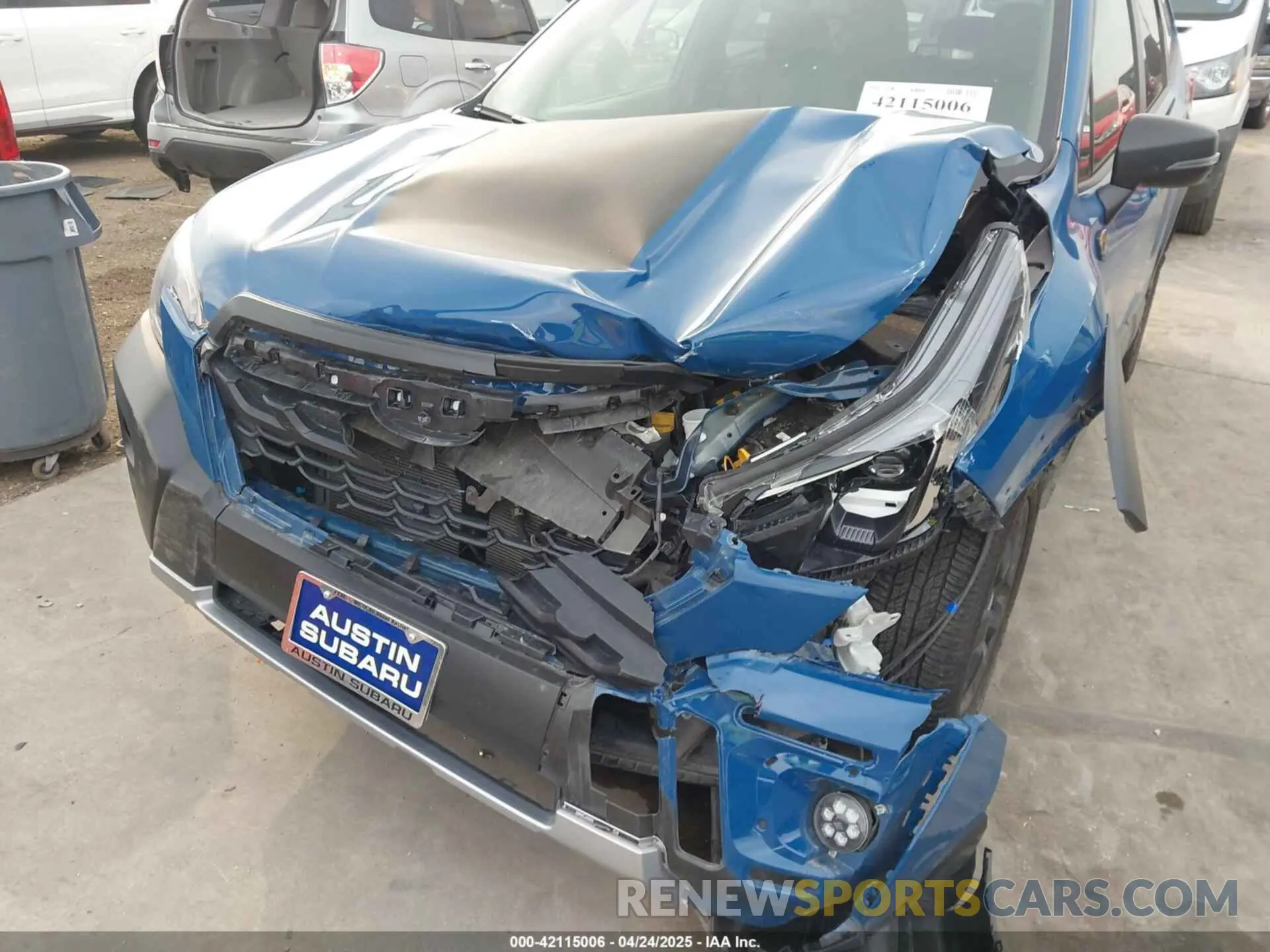 6 fotografías del automóvil dañado JF2SKAJC4RH516833 SUBARU FORESTER 2024