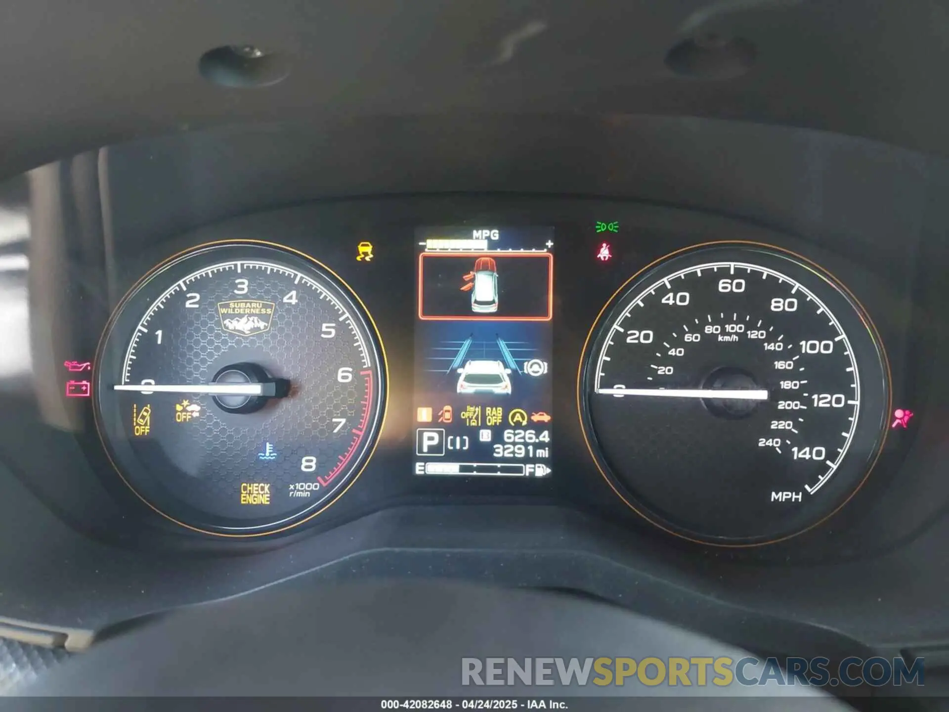 7 fotografías del automóvil dañado JF2SKAJC6RH528367 SUBARU FORESTER 2024
