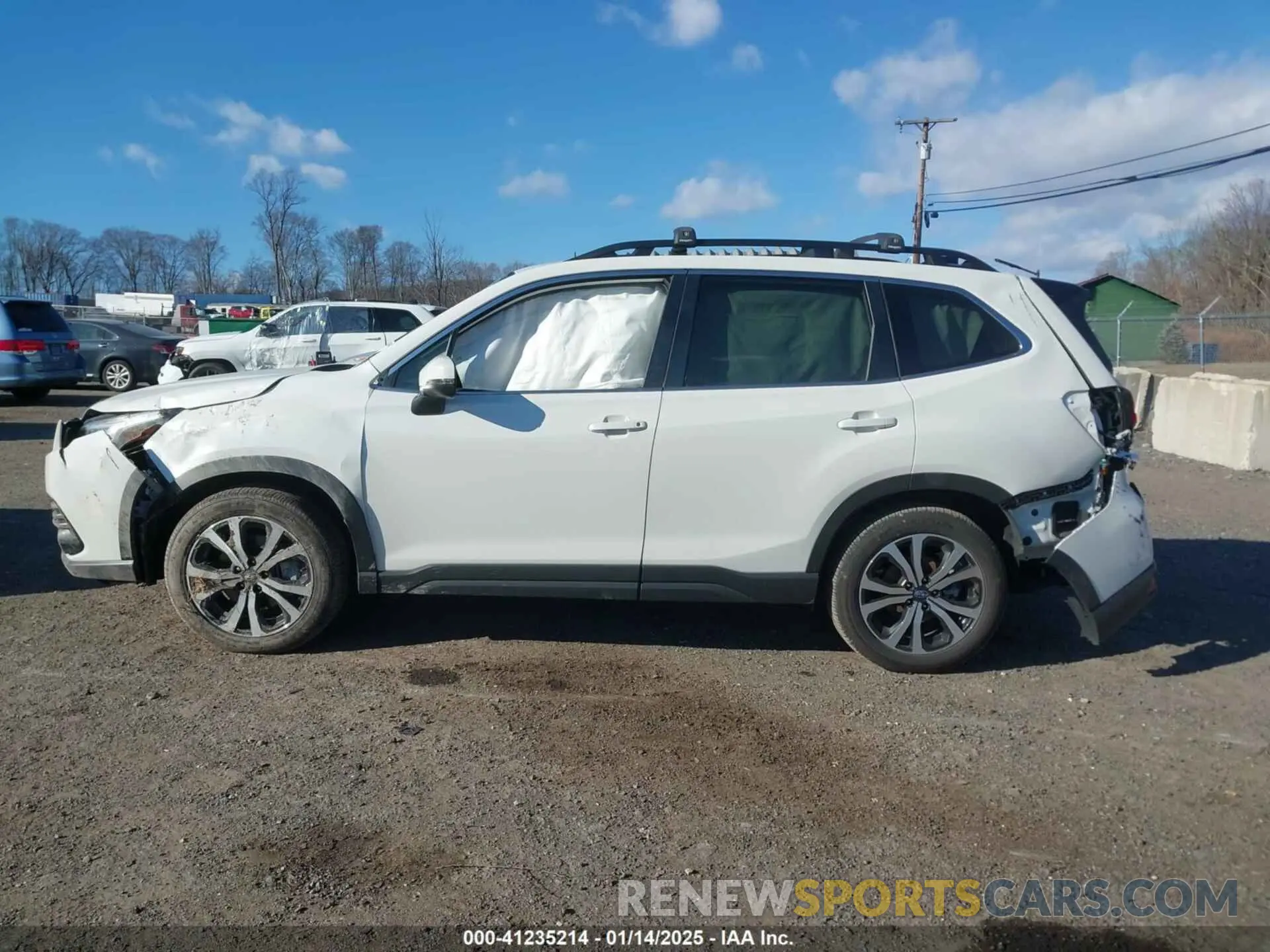 14 fotografías del automóvil dañado JF2SKAKCXRH504782 SUBARU FORESTER 2024