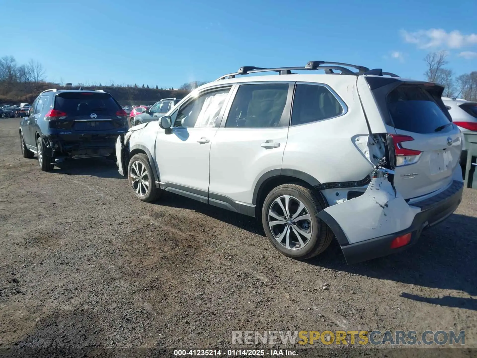3 fotografías del automóvil dañado JF2SKAKCXRH504782 SUBARU FORESTER 2024