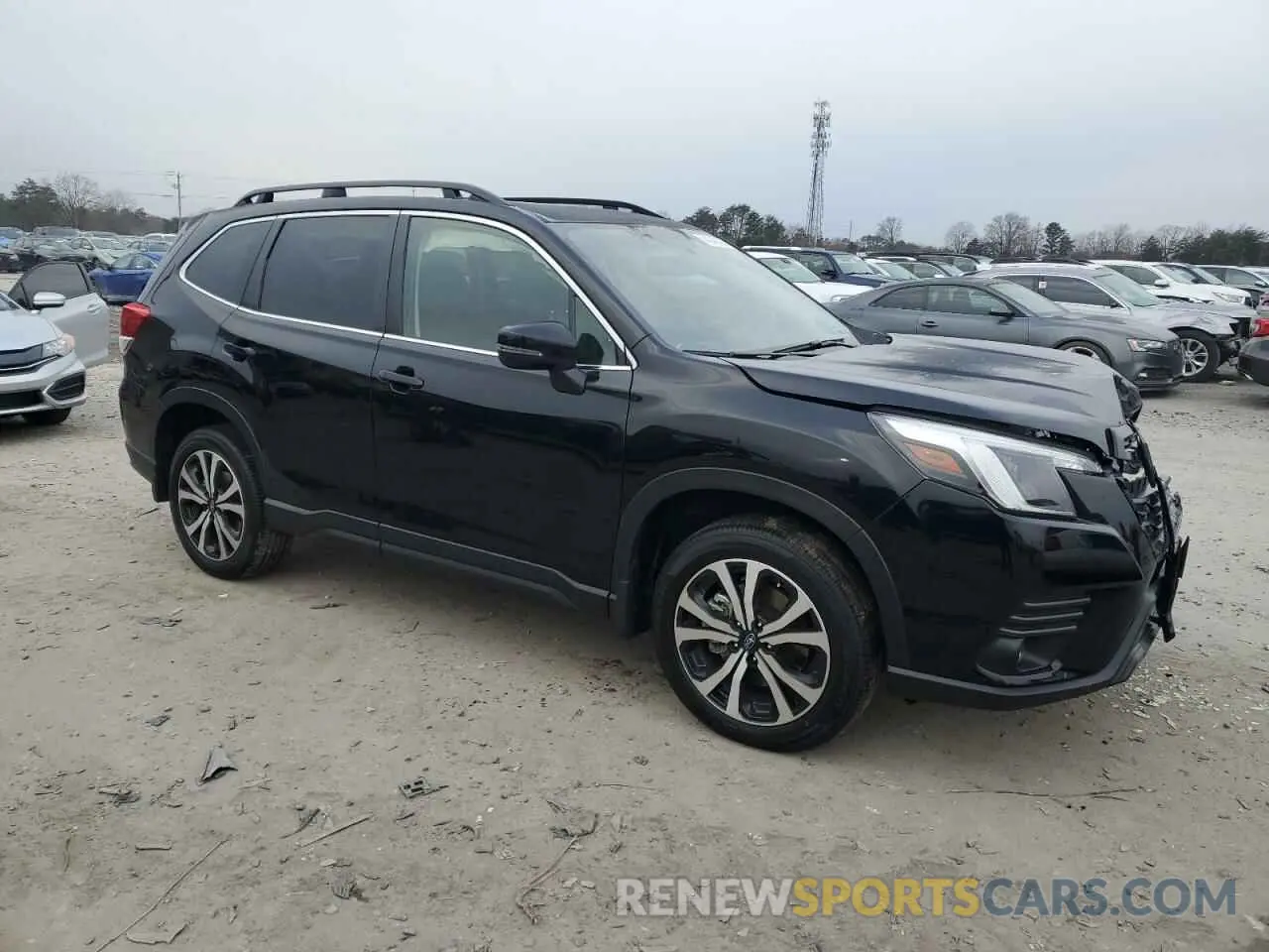 4 fotografías del automóvil dañado JF2SKALC6RH483816 SUBARU FORESTER 2024