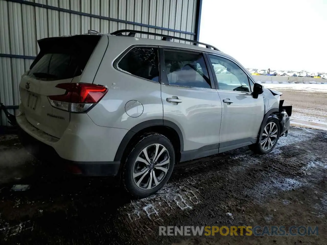 3 fotografías del automóvil dañado JF2SKALC8RH414299 SUBARU FORESTER 2024
