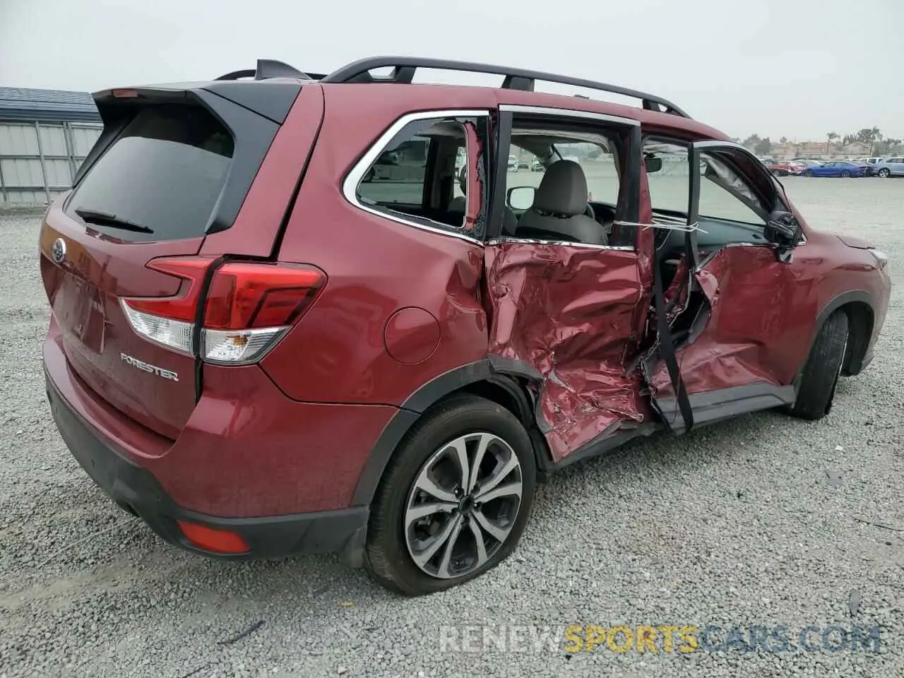 3 fotografías del automóvil dañado JF2SKALCXRH430813 SUBARU FORESTER 2024