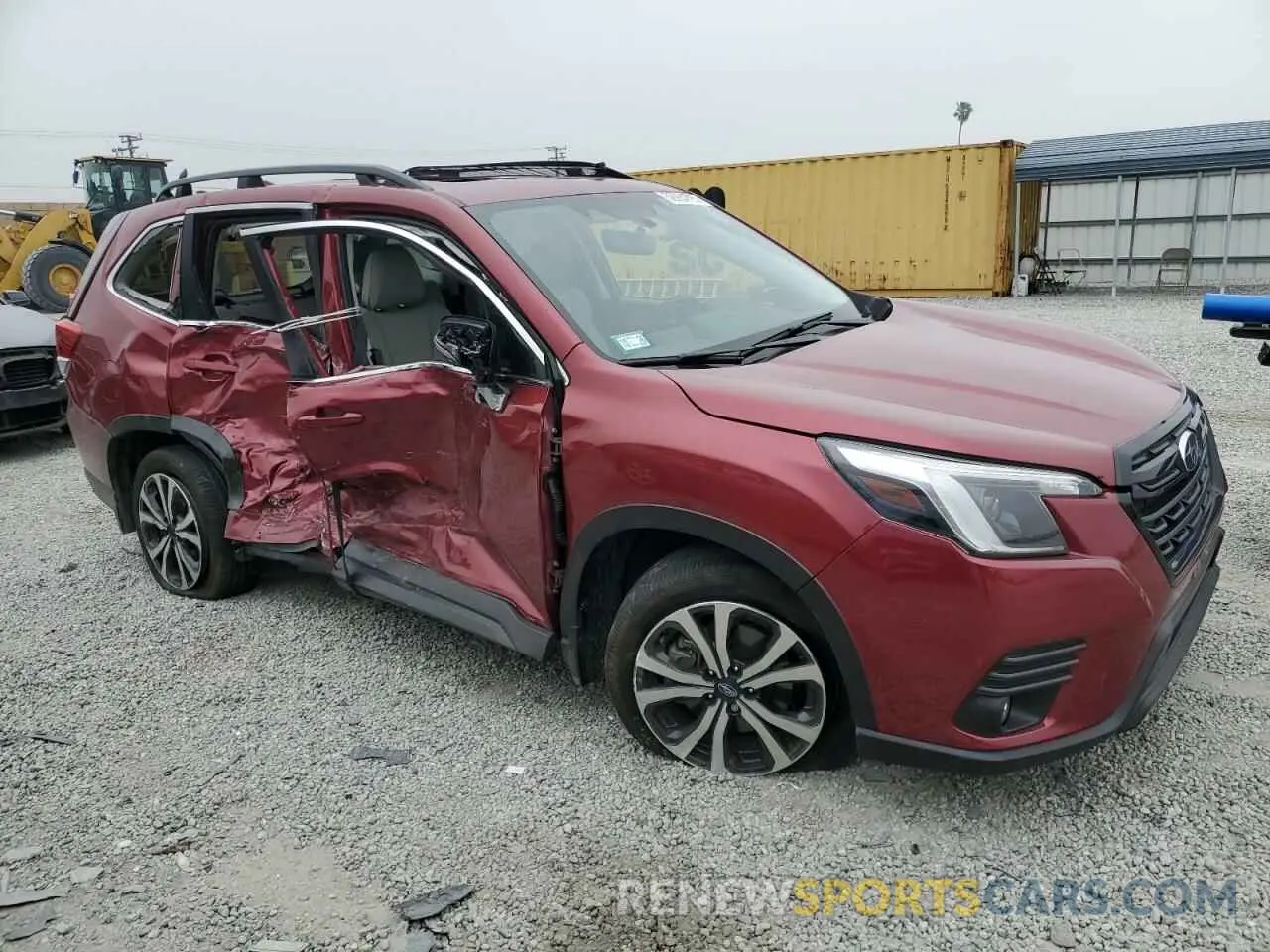 4 fotografías del automóvil dañado JF2SKALCXRH430813 SUBARU FORESTER 2024
