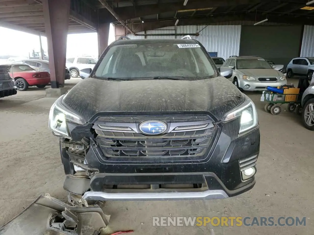 5 fotografías del automóvil dañado JF2SKAMC0RH429197 SUBARU FORESTER 2024