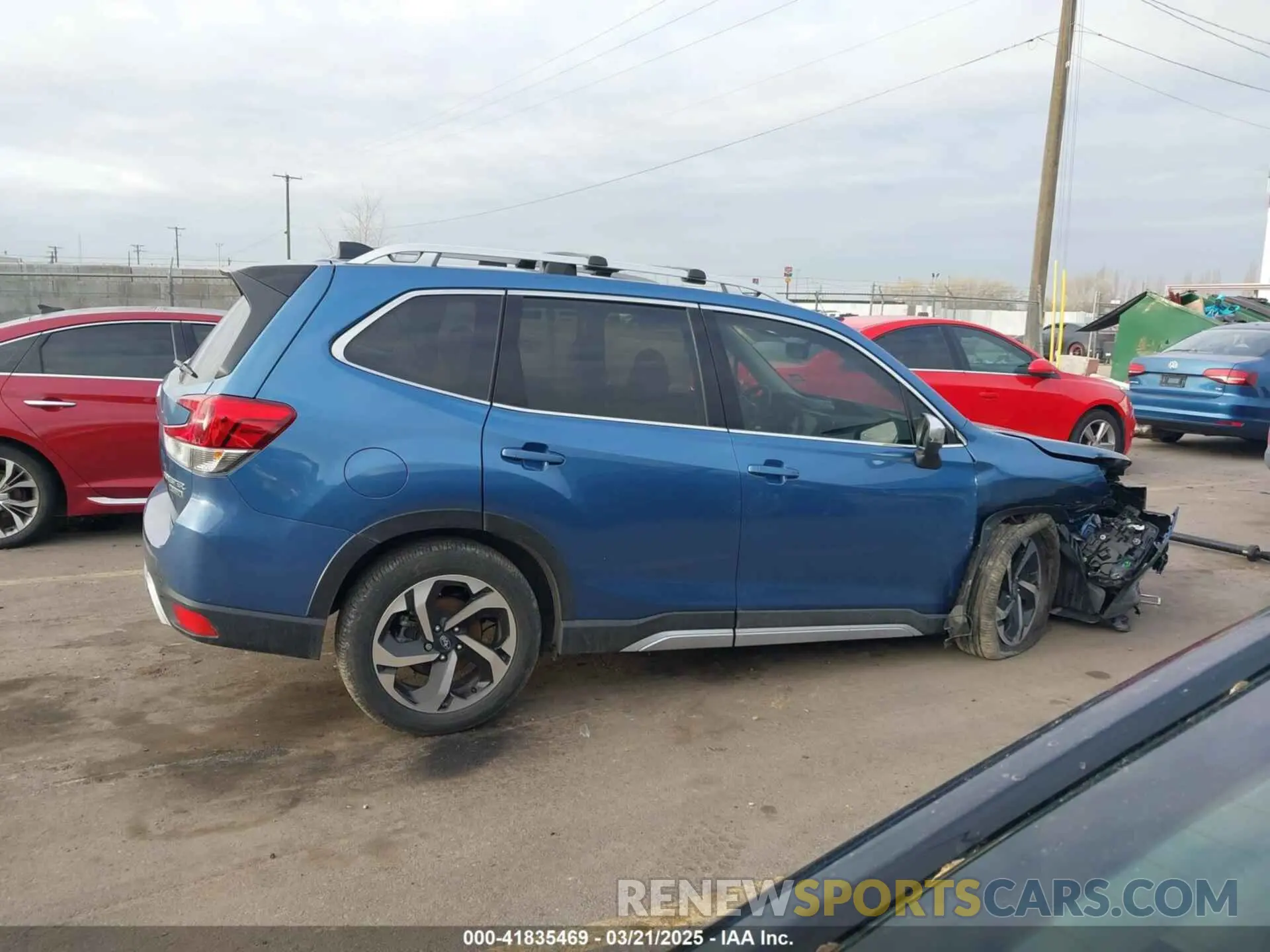 14 fotografías del automóvil dañado JF2SKAMC3RH500683 SUBARU FORESTER 2024