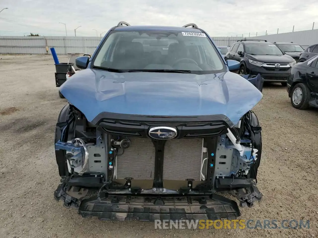 5 fotografías del automóvil dañado JF2SKEDC1RH491294 SUBARU FORESTER 2024