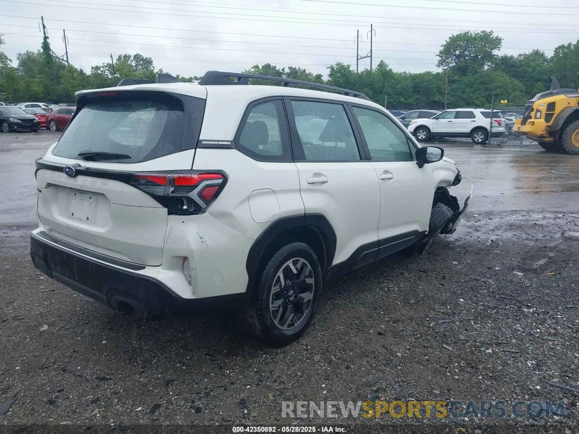 4 fotografías del automóvil dañado JF2SLDAC0SH407161 SUBARU FORESTER 2025