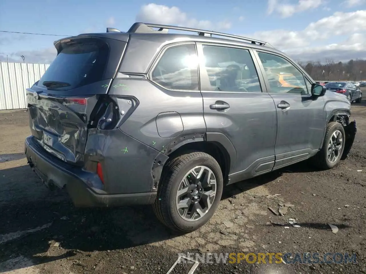 3 fotografías del automóvil dañado JF2SLDAC1SH400168 SUBARU FORESTER 2025