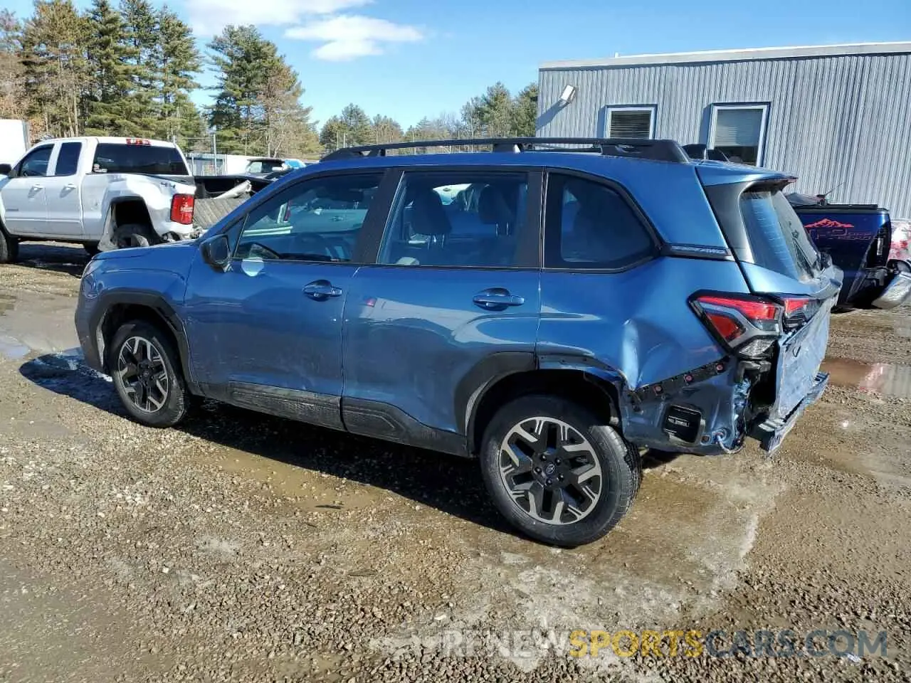 2 fotografías del automóvil dañado JF2SLDAC4SH407860 SUBARU FORESTER 2025
