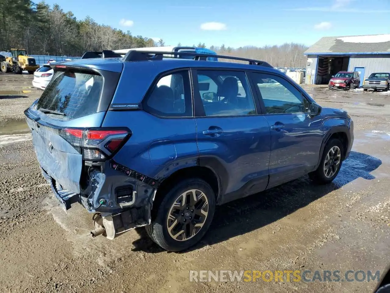 3 fotografías del automóvil dañado JF2SLDAC4SH407860 SUBARU FORESTER 2025